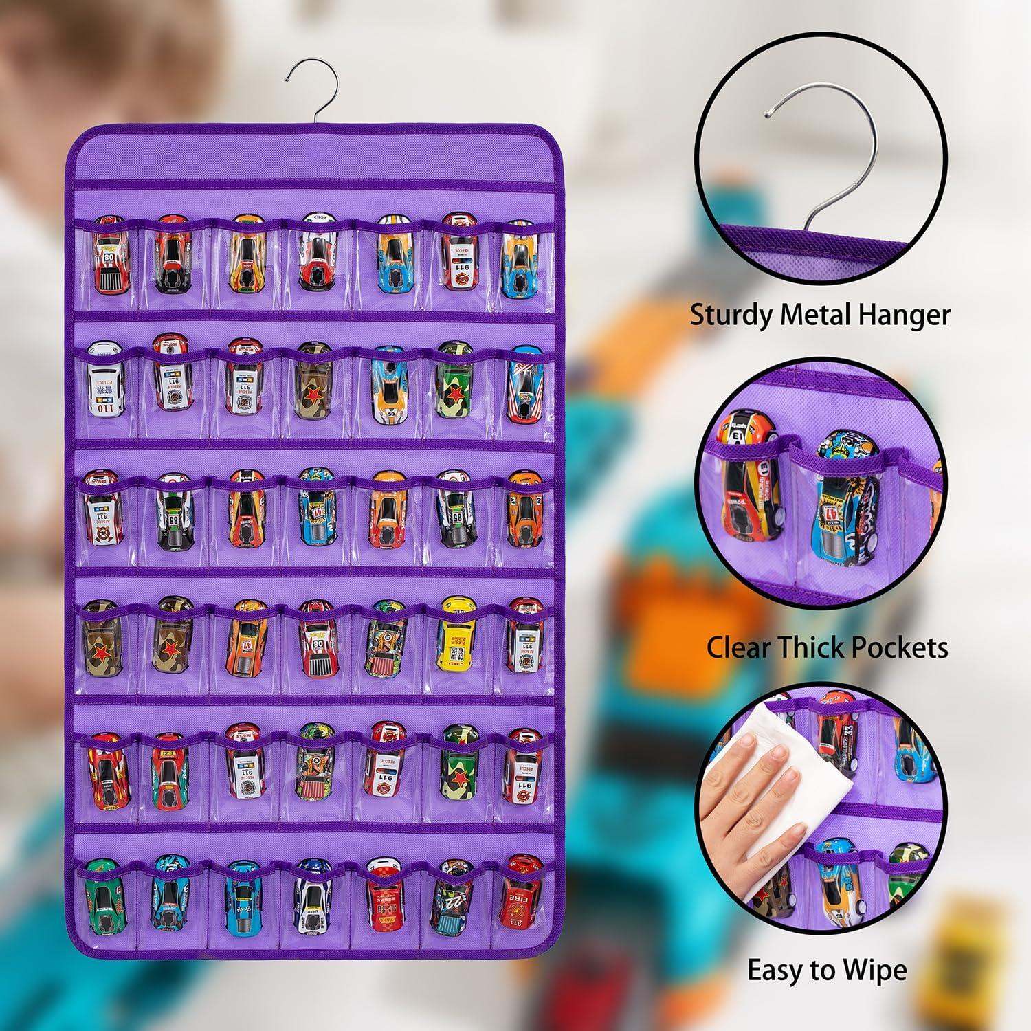 Soporte de Almacenamiento para Coches de Juguete TEMUORG 84 Bolsillos