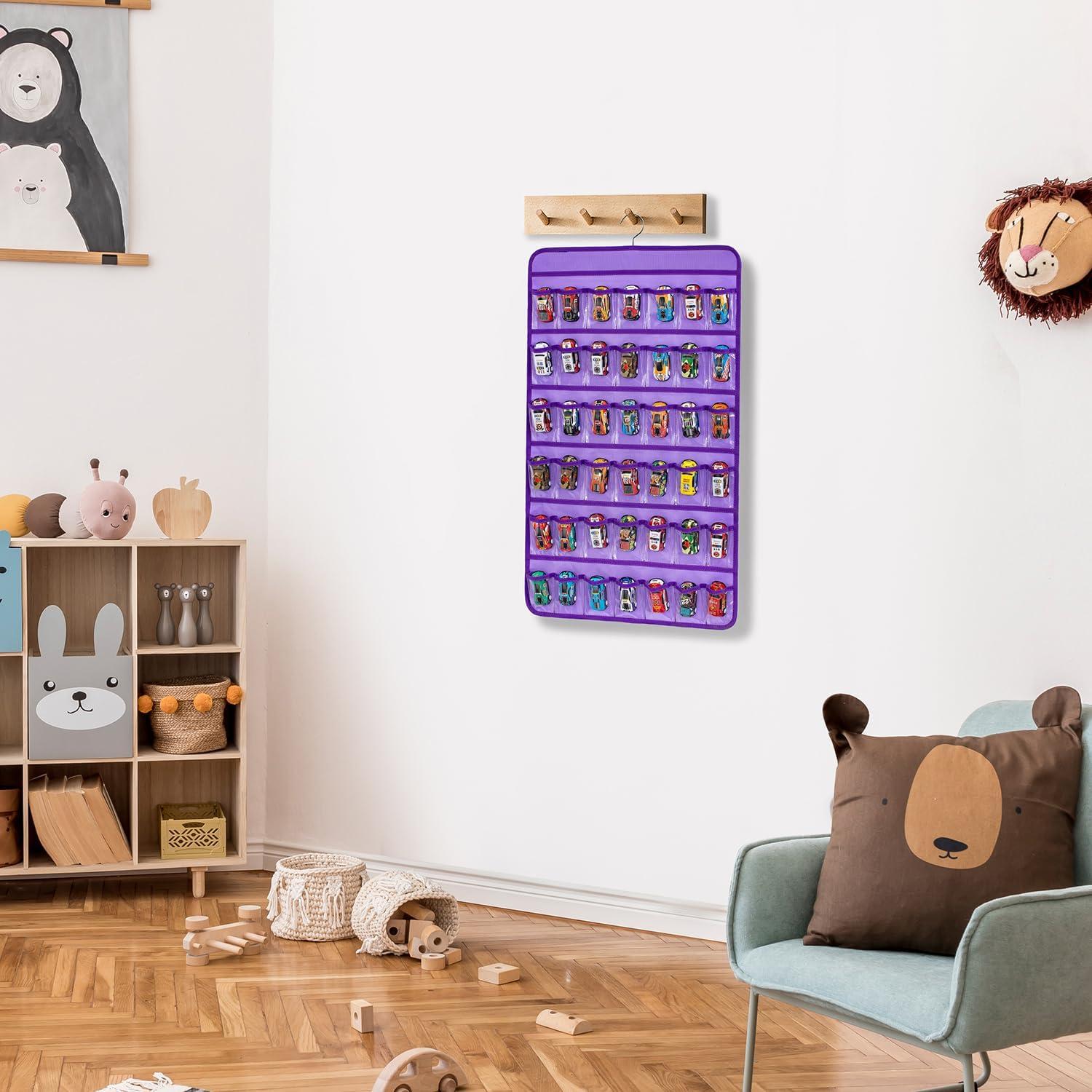 Soporte de Almacenamiento para Coches de Juguete TEMUORG 84 Bolsillos