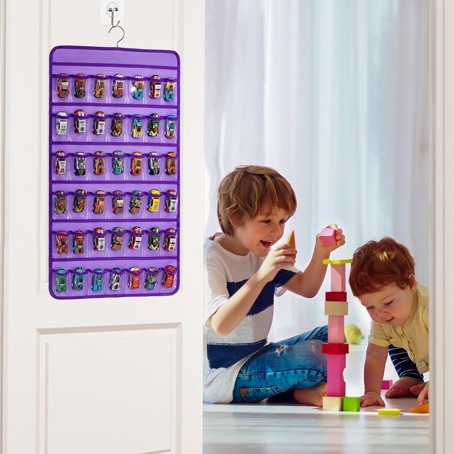 Soporte de Almacenamiento para Coches de Juguete TEMUORG 84 Bolsillos