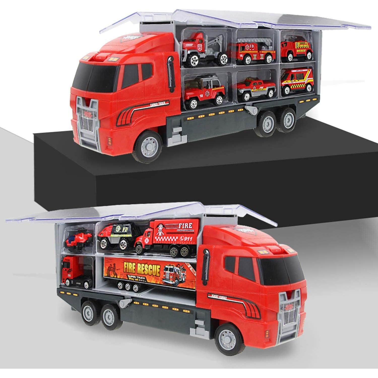 Set de Juguetes Camiones de Bomberos Jenilily para Niños 3-5 Años