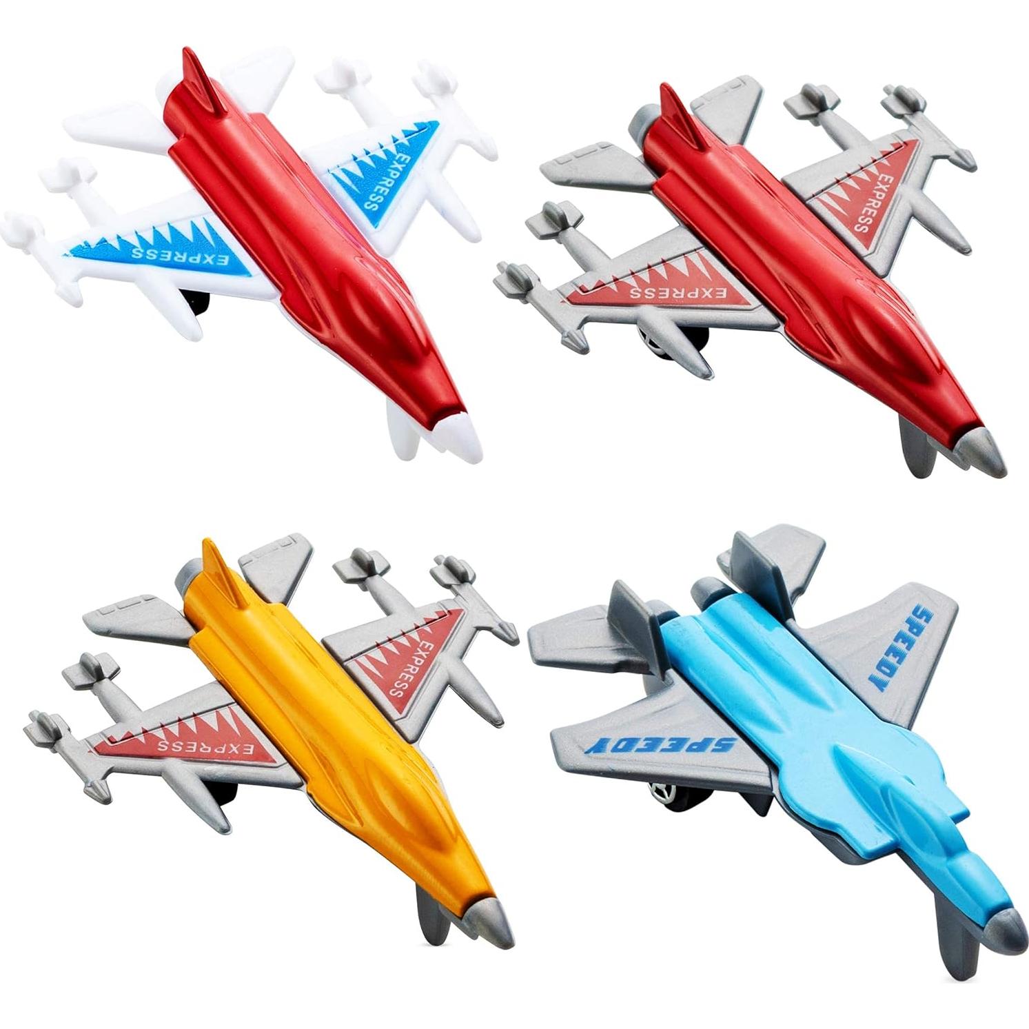 Paquete de 12 Juguetes de Avión Militares Bedwina - Diversos Estilos