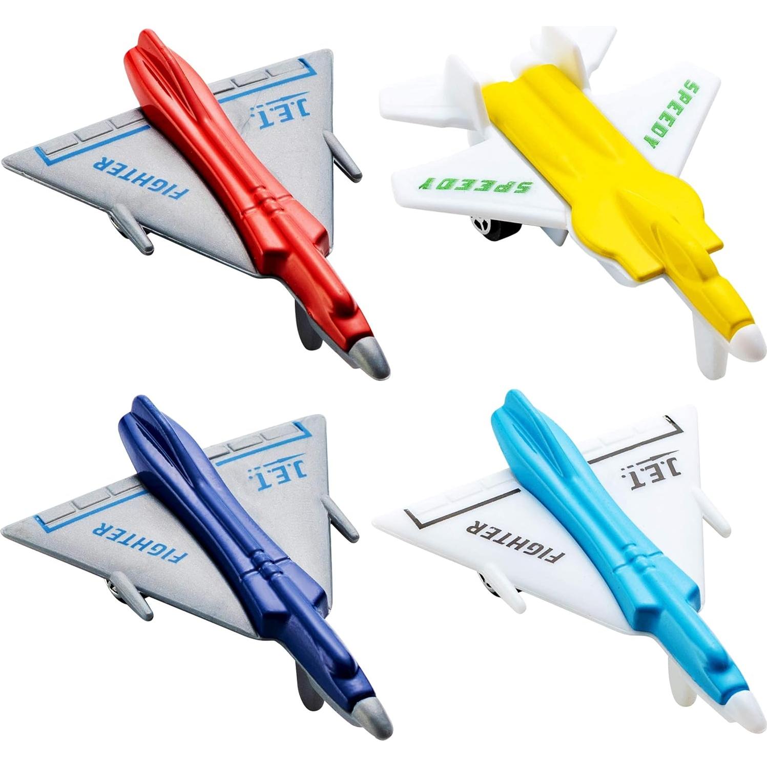 Paquete de 12 Juguetes de Avión Militares Bedwina - Diversos Estilos