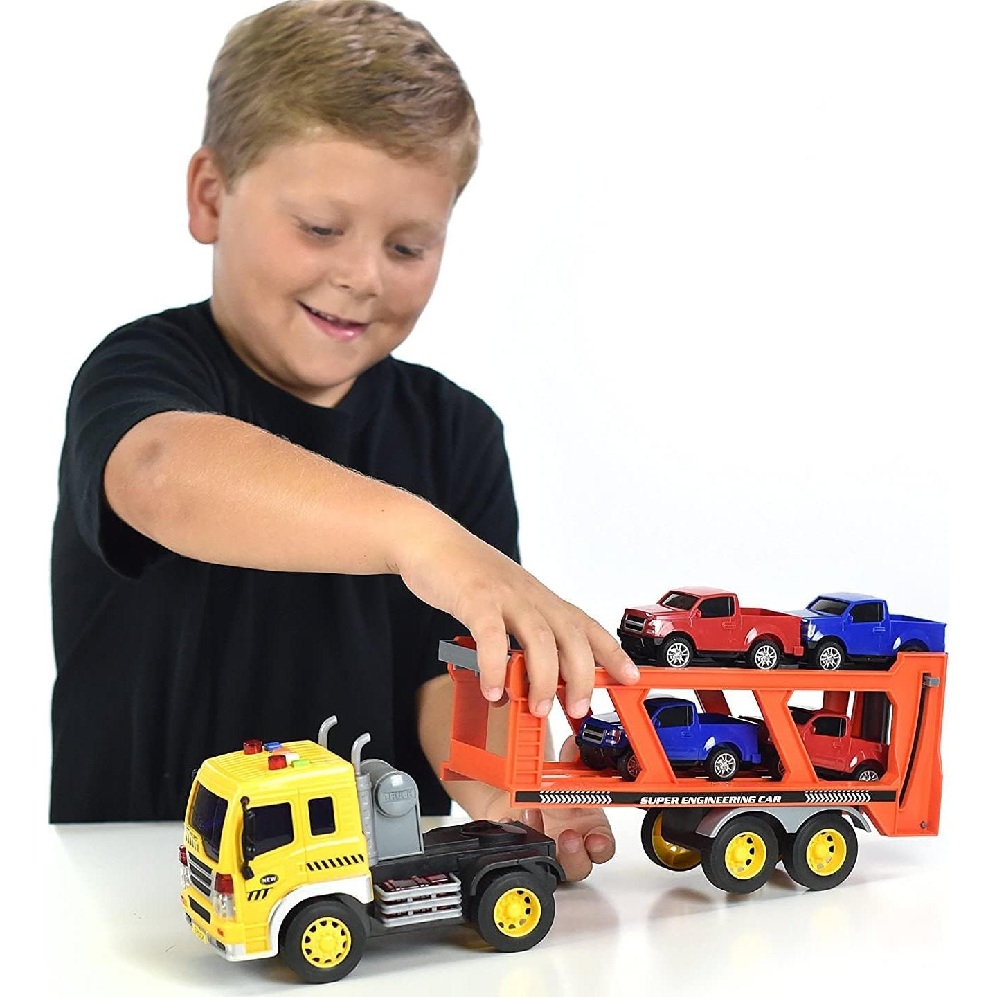 Transporte de Vehículos Sunny Days 6 Piezas con Sonidos