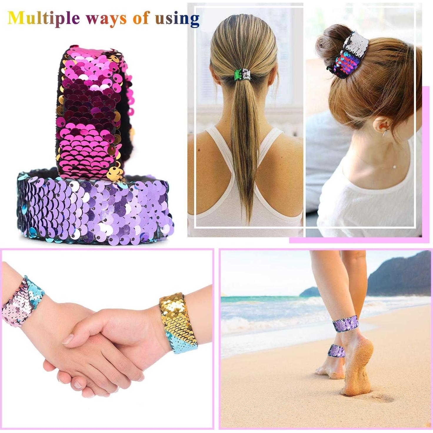 Pulseras Reversibles de Lentejuelas Childom - 20 Unidades