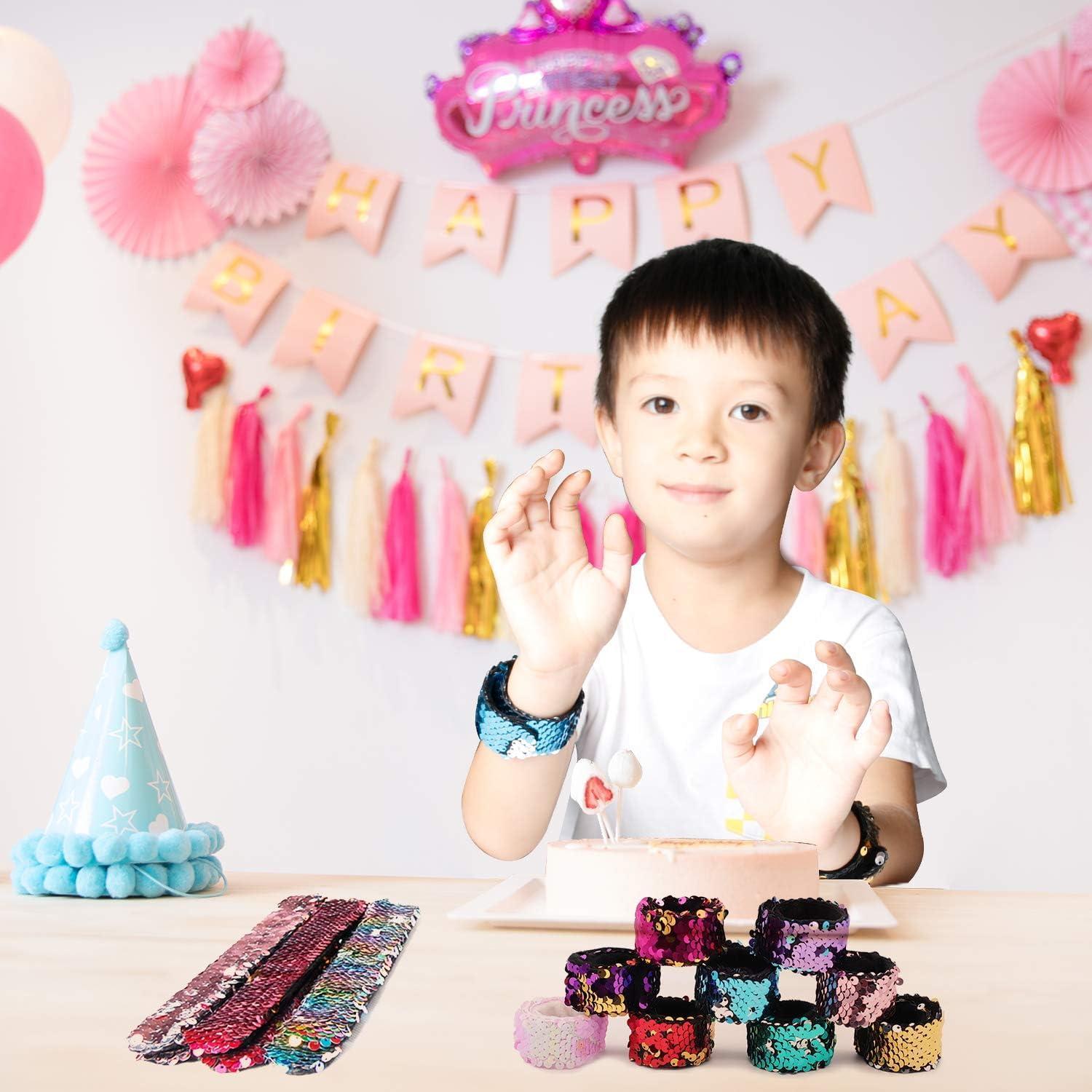 Pulseras Reversibles de Lentejuelas Childom - 20 Unidades