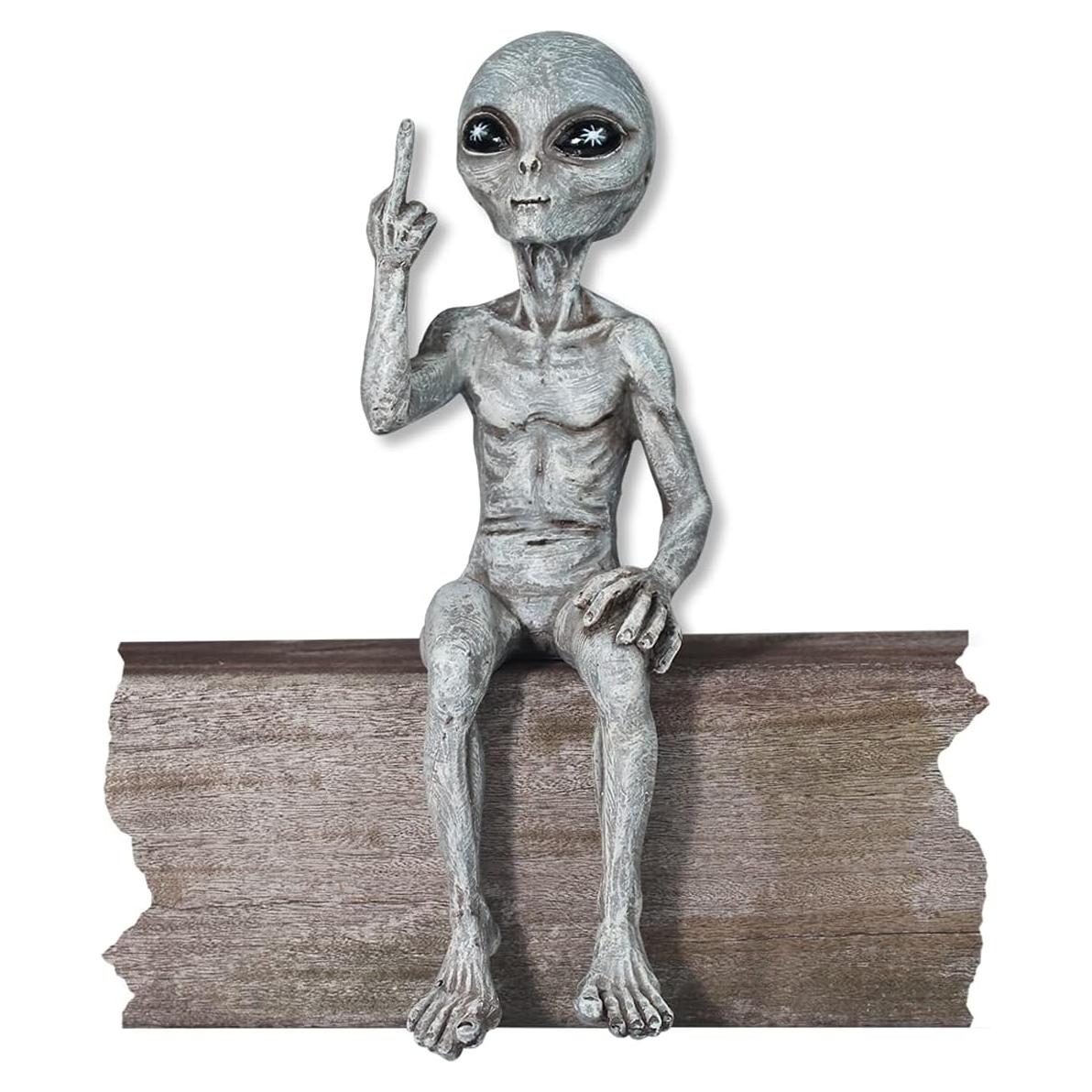 Estatua Extraterrestre Grosera 25.4 cm John Bernard Decoración