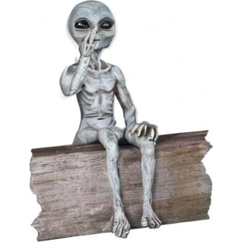 Estatua Extraterrestre Grosera 25.4 cm John Bernard Decoración