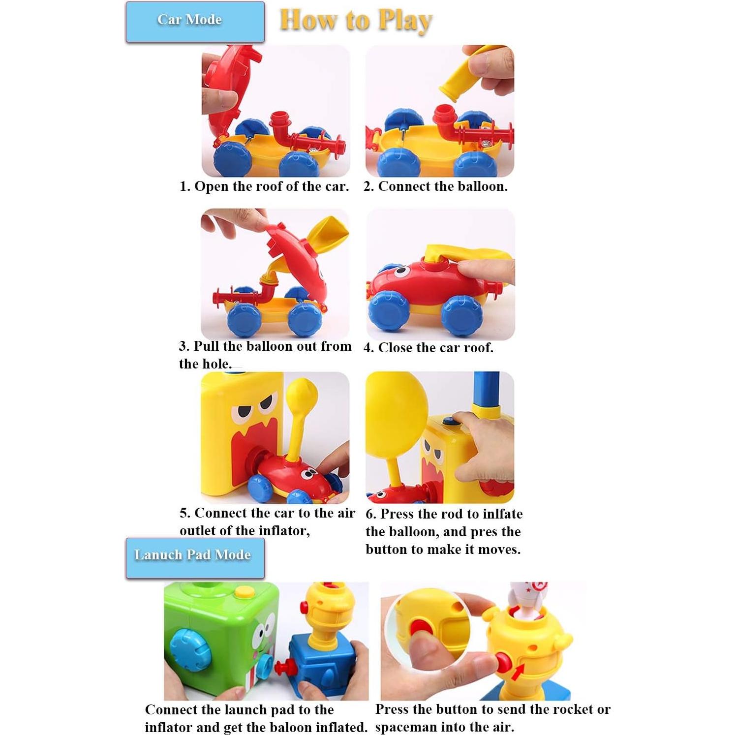 Juego de Lanzador de Globos NEXTAKE con Coche y Torre