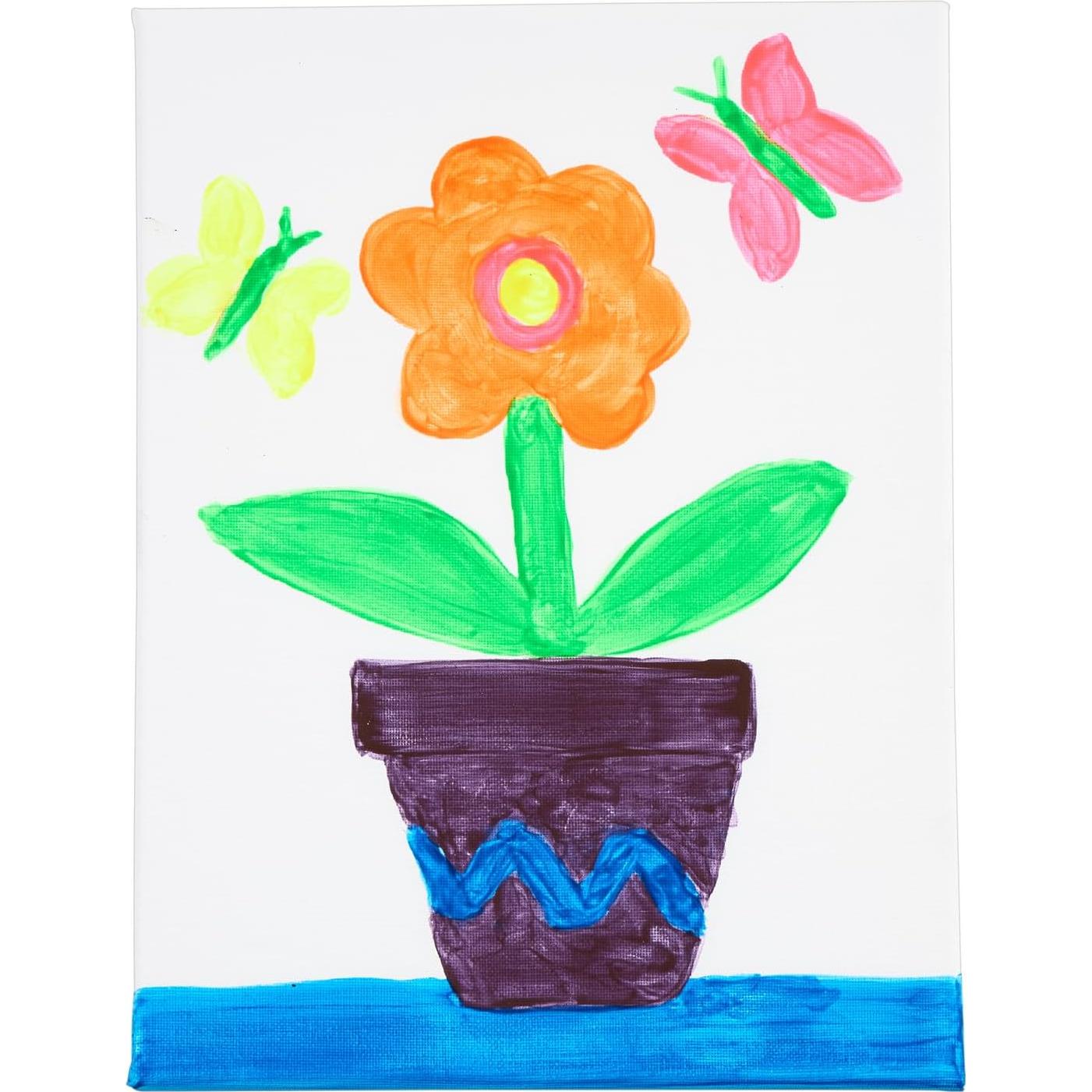 Pintura Tempera Lavable Coloraciones Fluorescente Set 6 x 236ml