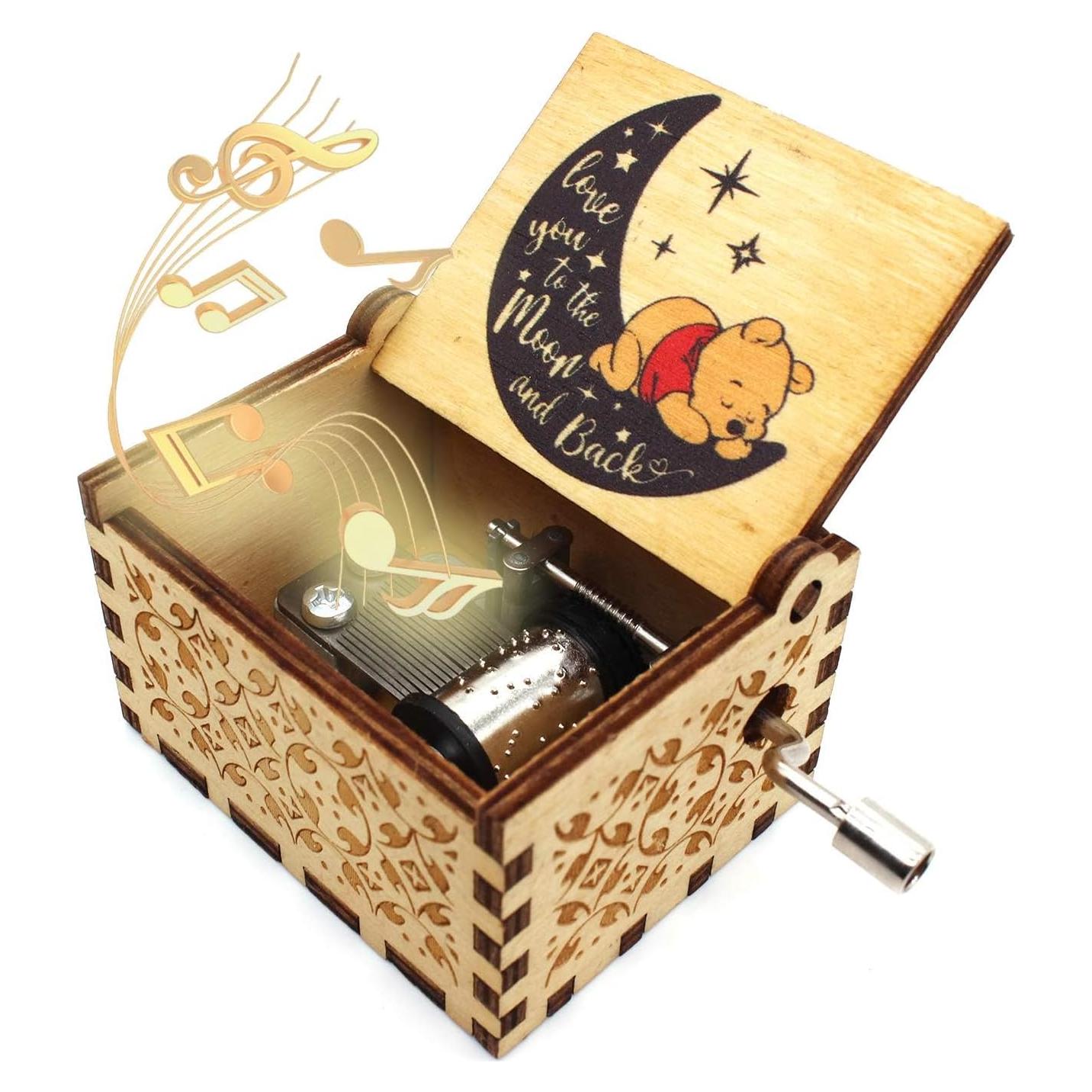 Caja de Música de Madera Ukebobo - Melodía Eres mi Rayo de Sol