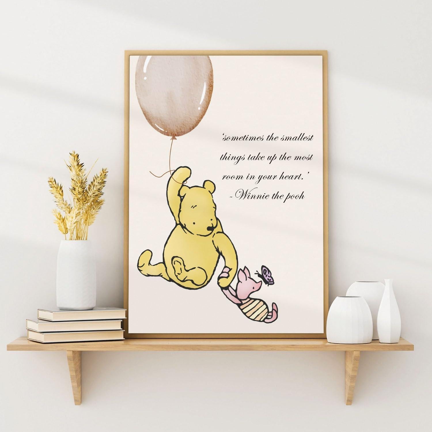 Set de 4 Pósters Winnie the Pooh ZsaTuiy para Guardería
