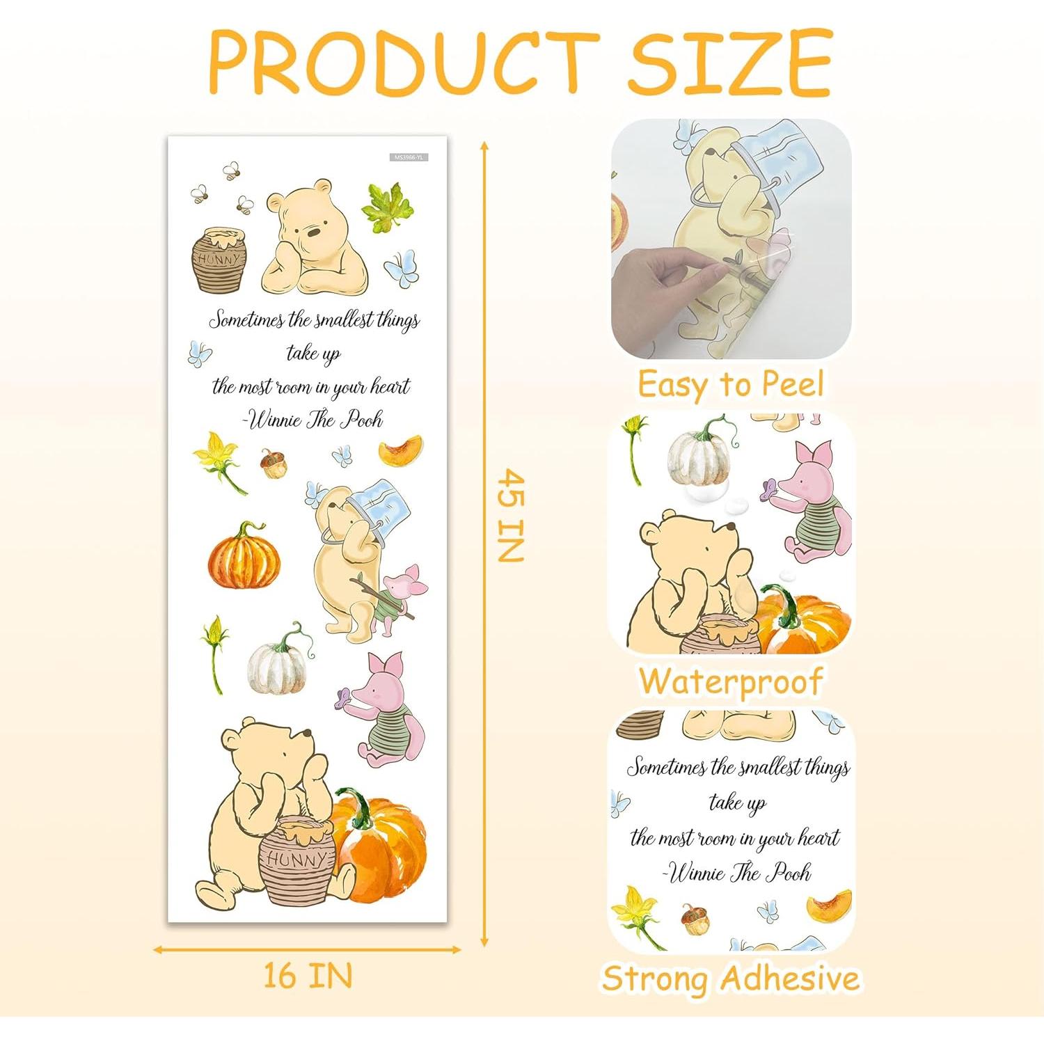 Pegatinas de Pared Winnie para Niños - 40x114 cm - Xendelow