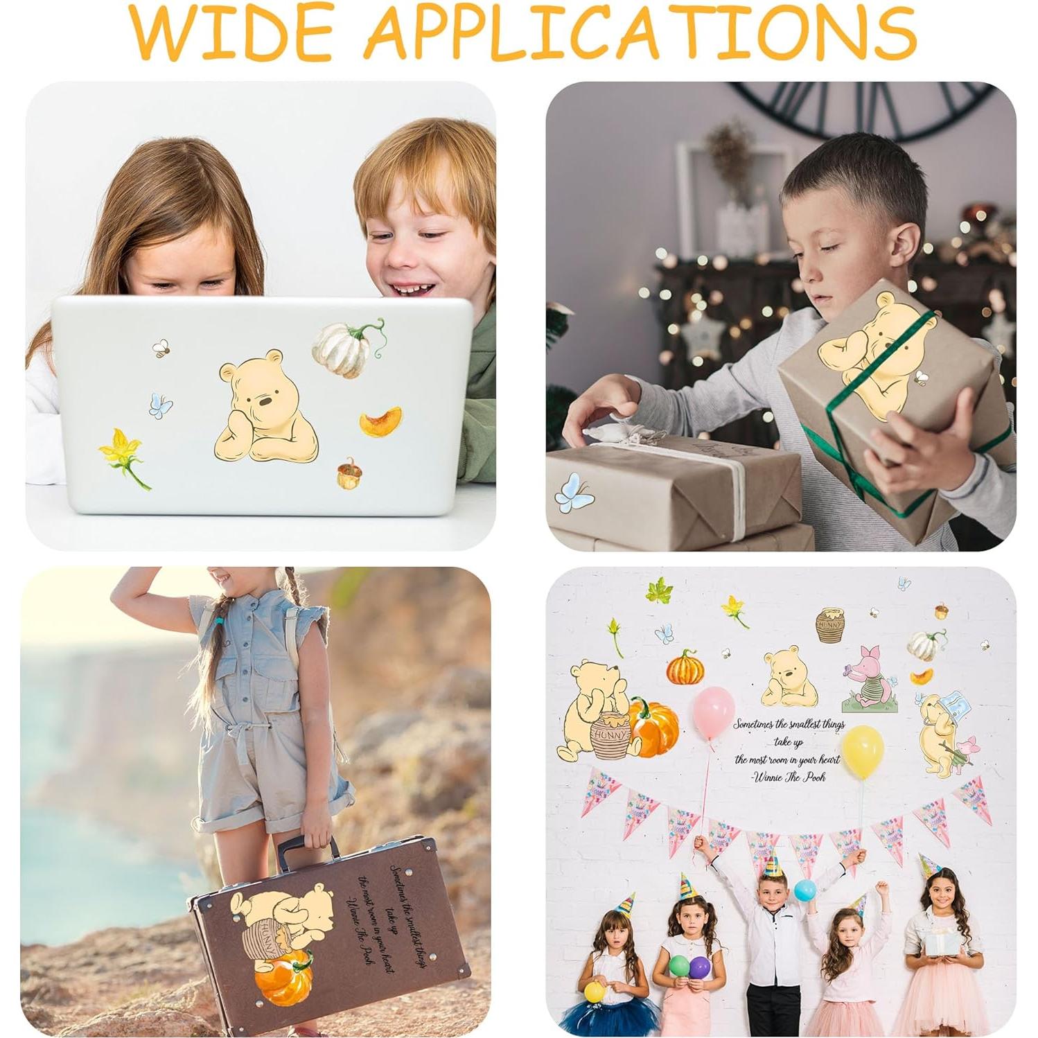 Pegatinas de Pared Winnie para Niños - 40x114 cm - Xendelow