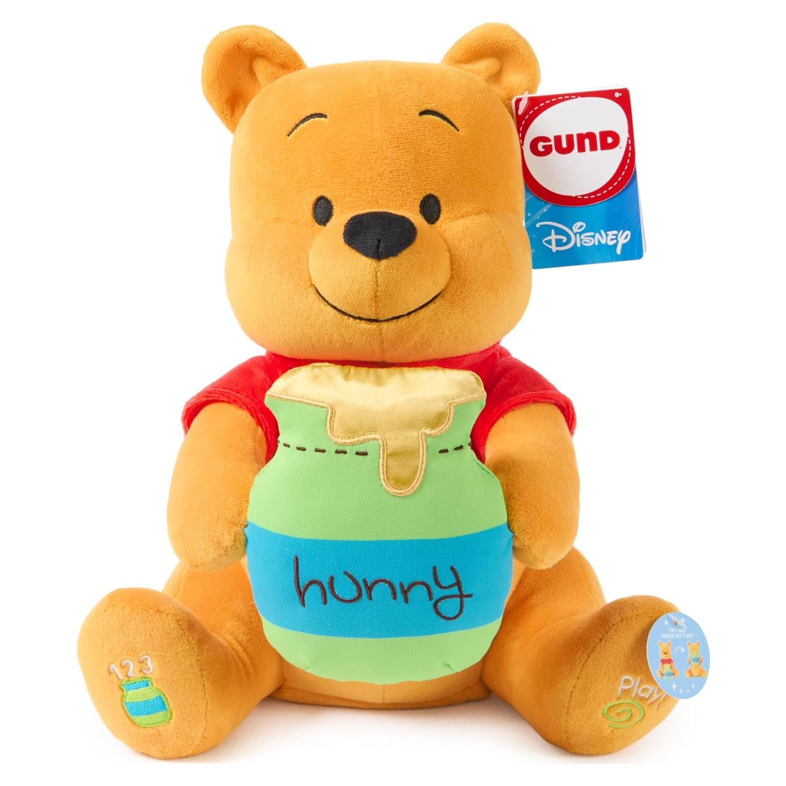 Peluche Interactivo Winnie the Pooh GUND 28 cm Amarillo