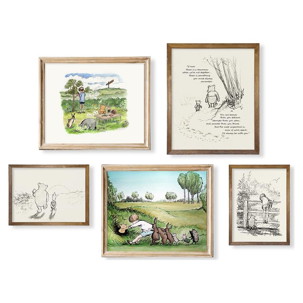 Póster Decorativo Winnie The Pooh - Citas Motivacionales 20x25 cm