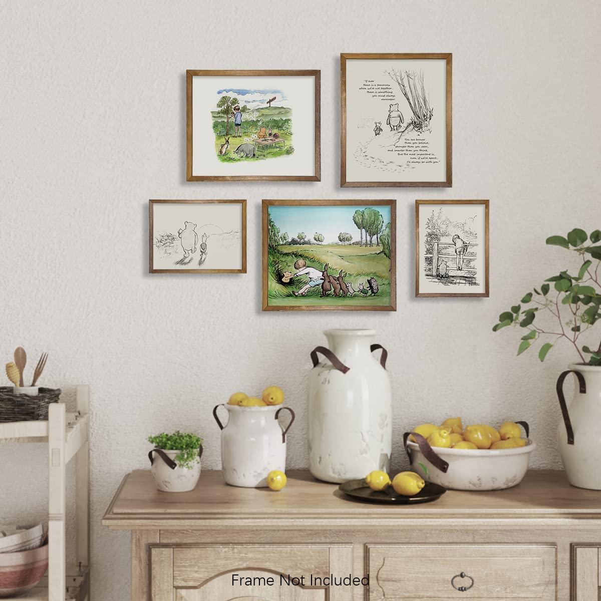 Póster Decorativo Winnie The Pooh - Citas Motivacionales 20x25 cm