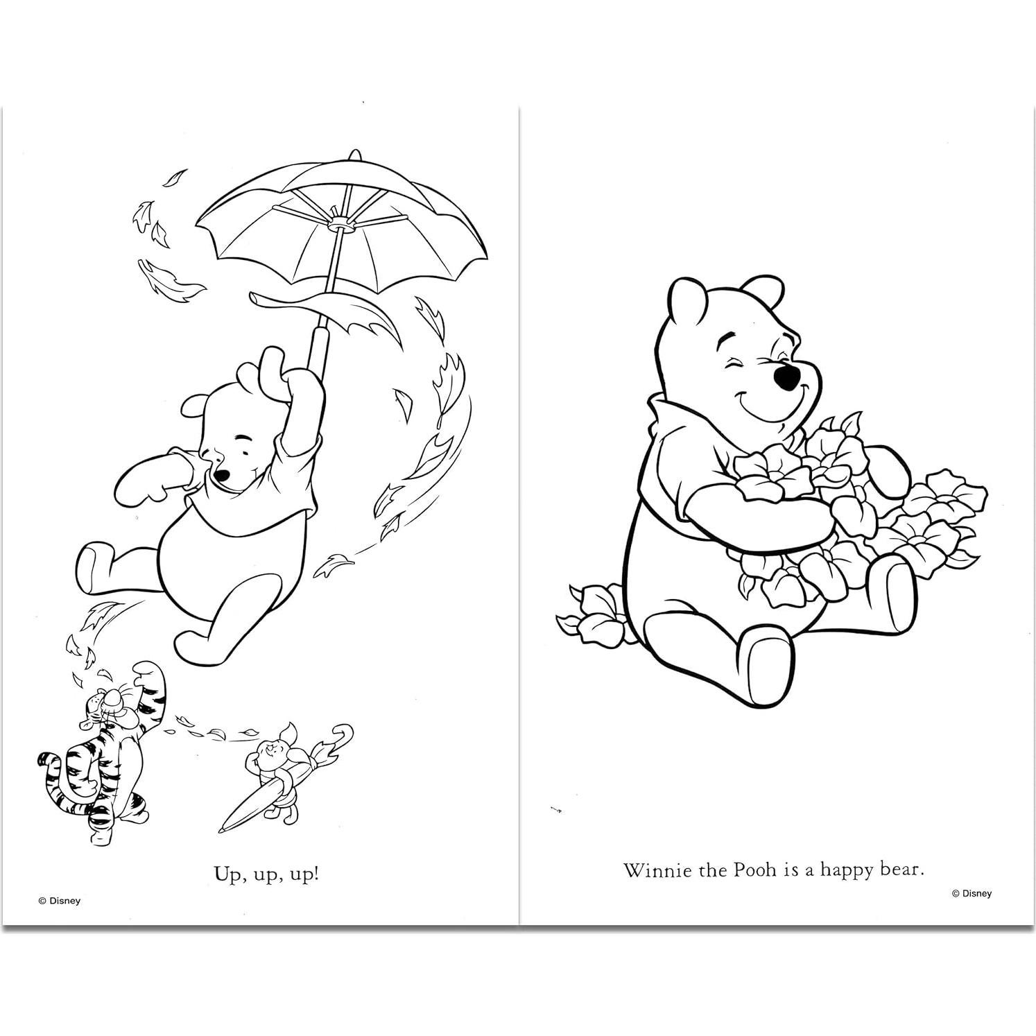 Conjunto de Juegos para Niños Bendon Winnie the Pooh - 15 Paquetes con Libros, Crayones y Stickers