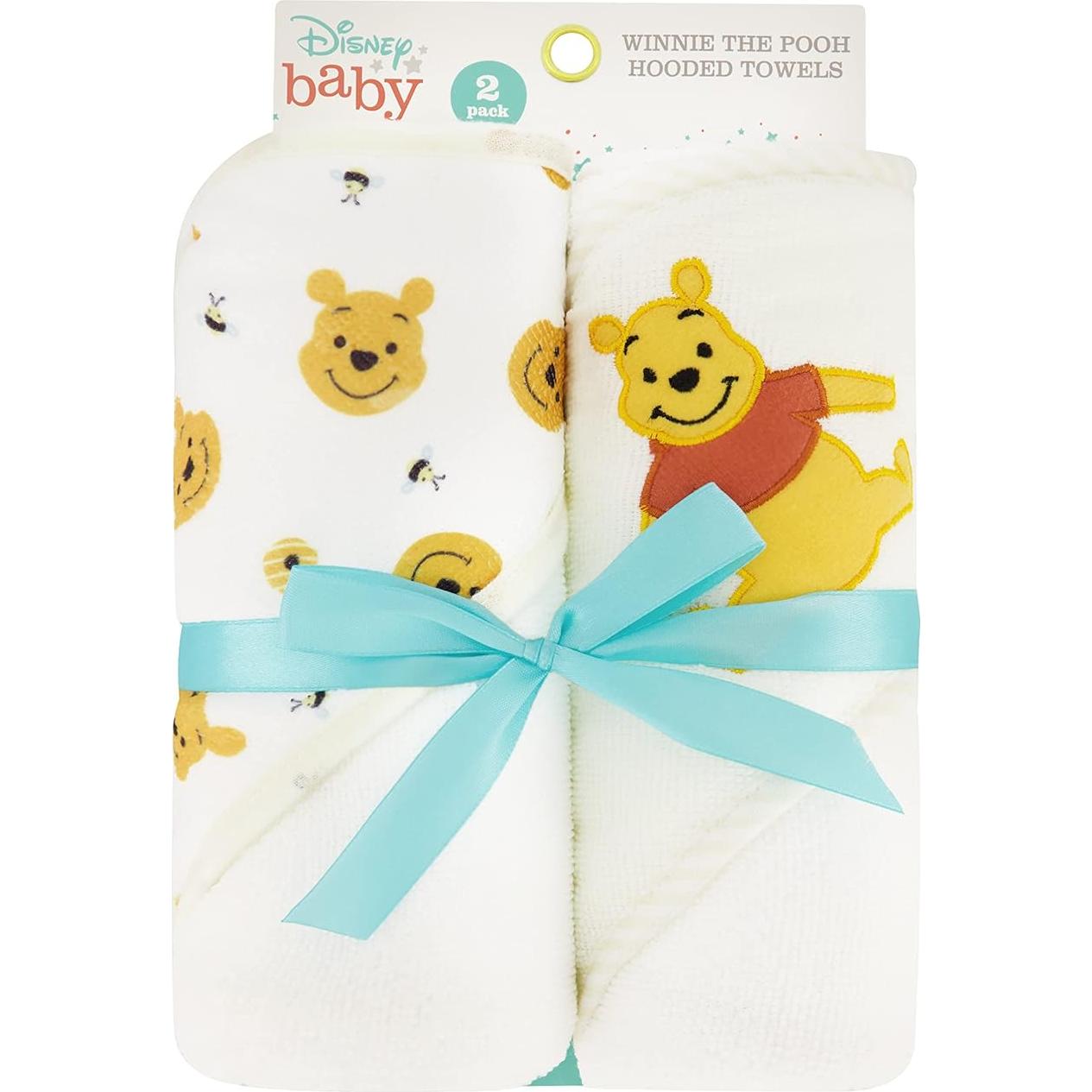 Toallas con Capucha Disney Baby Winnie the Pooh 2 Pack