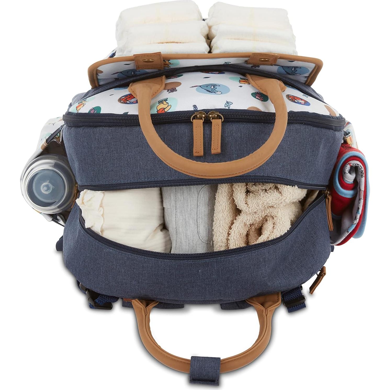 Mochila Bolsa de Pañales Disney Winnie The Pooh 40.6 cm