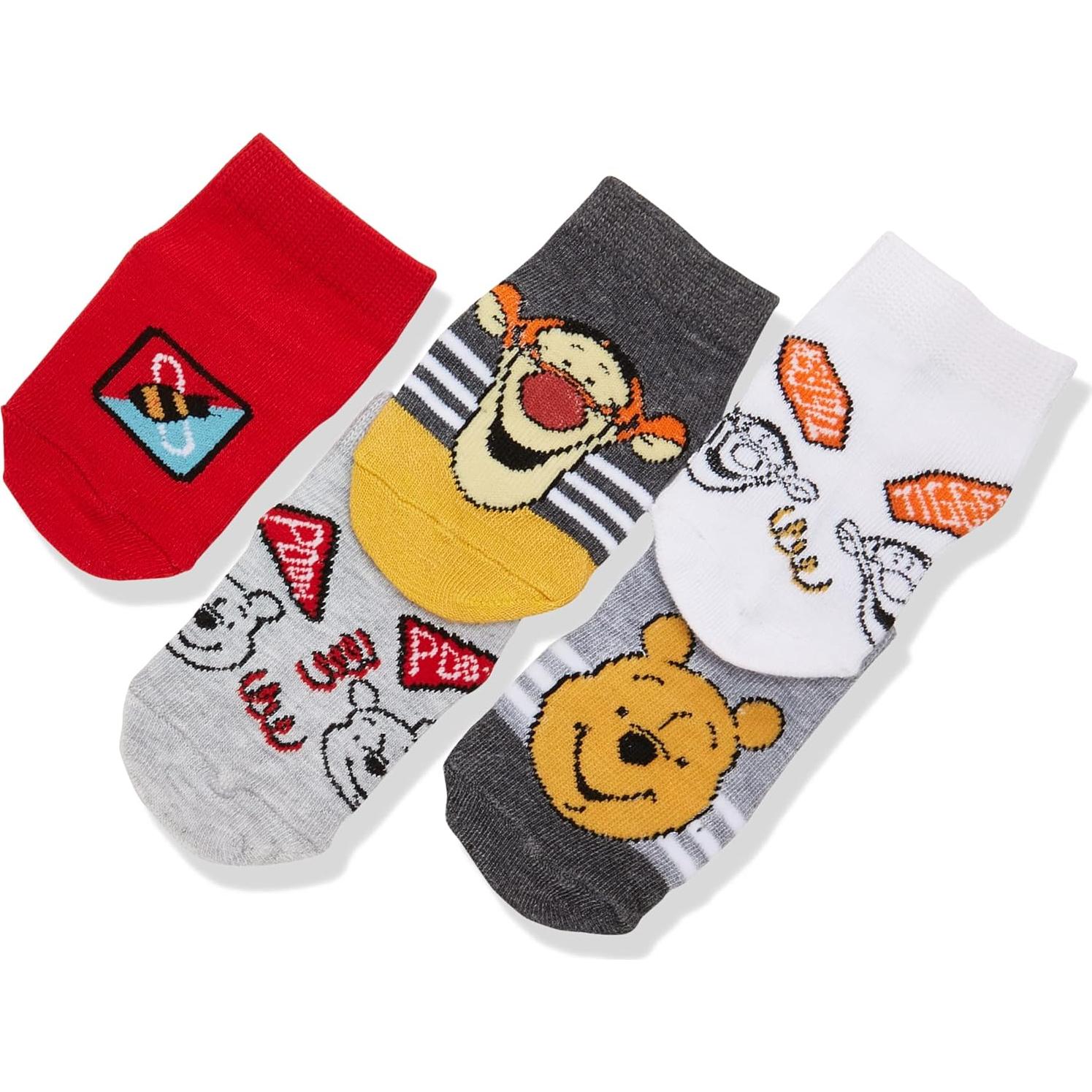 Paquete 5 Calcetines Cortos Bebé Niña Winnie the Pooh 12-36 meses