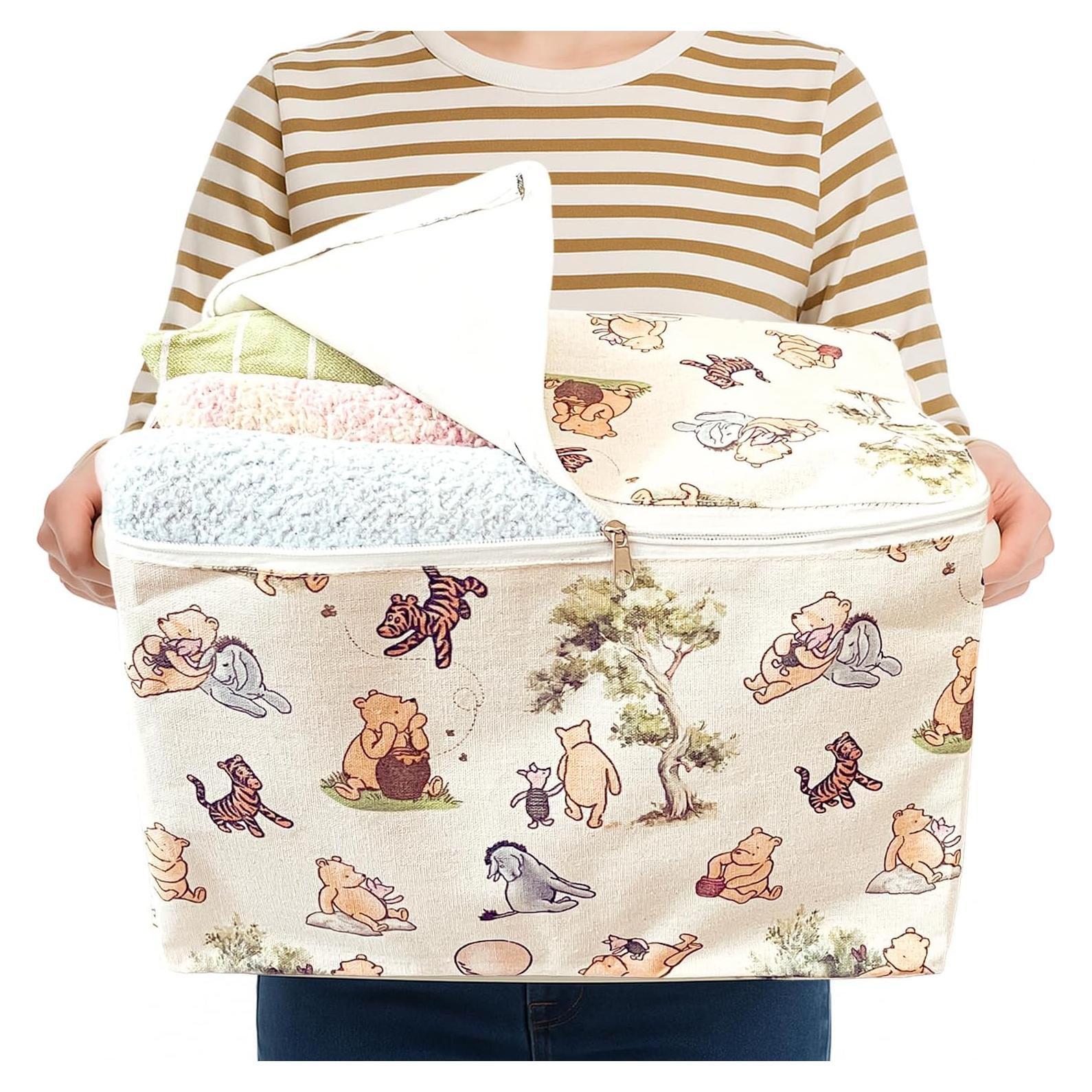 Cesta de Almacenamiento Winnie Pooh Sweet Baby 40x25x28 cm