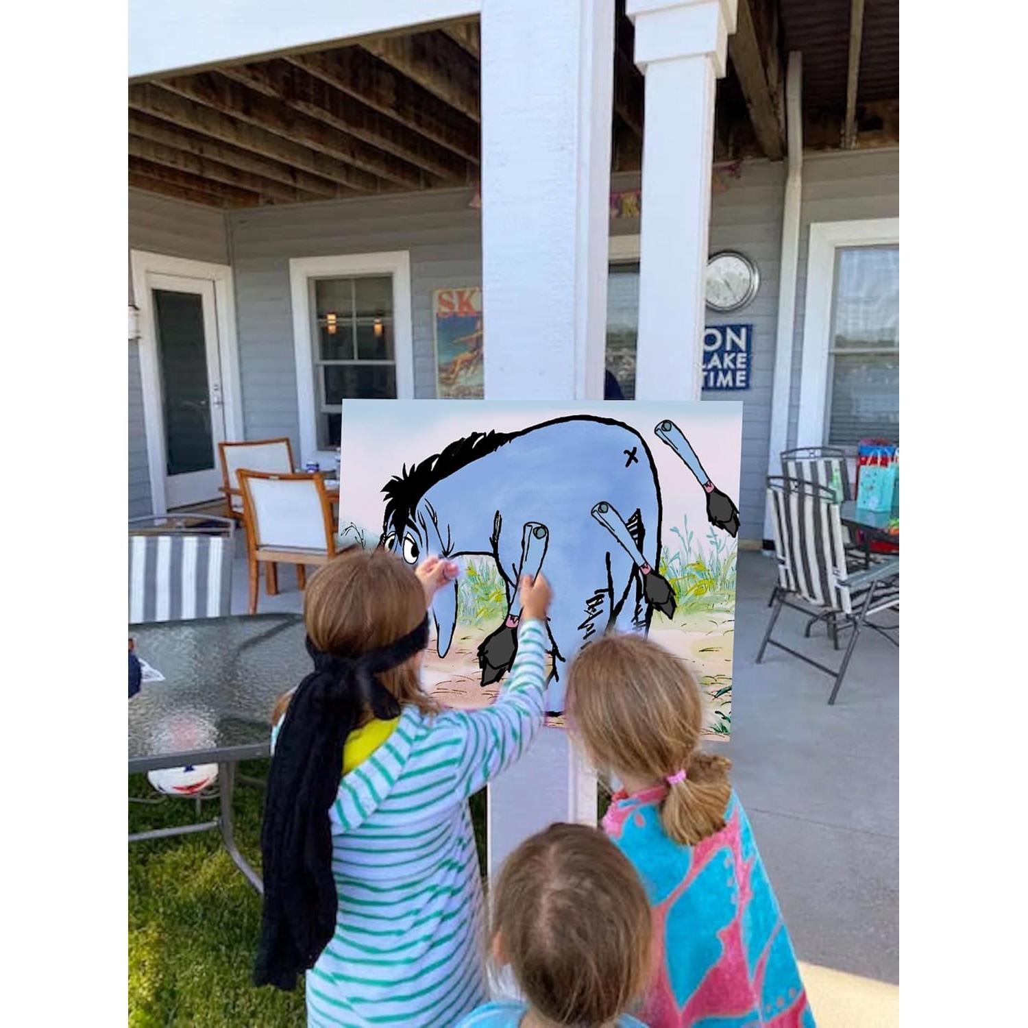 Juego de Fiesta Winnie Pooh Pin the Tail para 20 Invitados