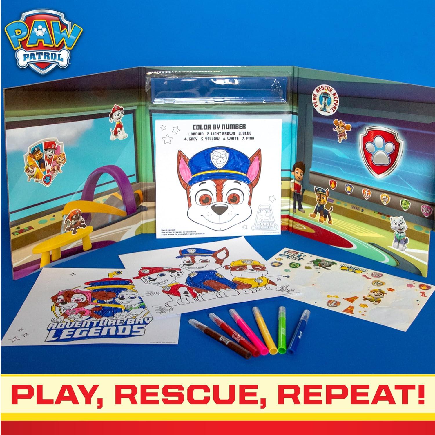 Juego de Actividades Paw Patrol Bluey con Stickers Reutilizables