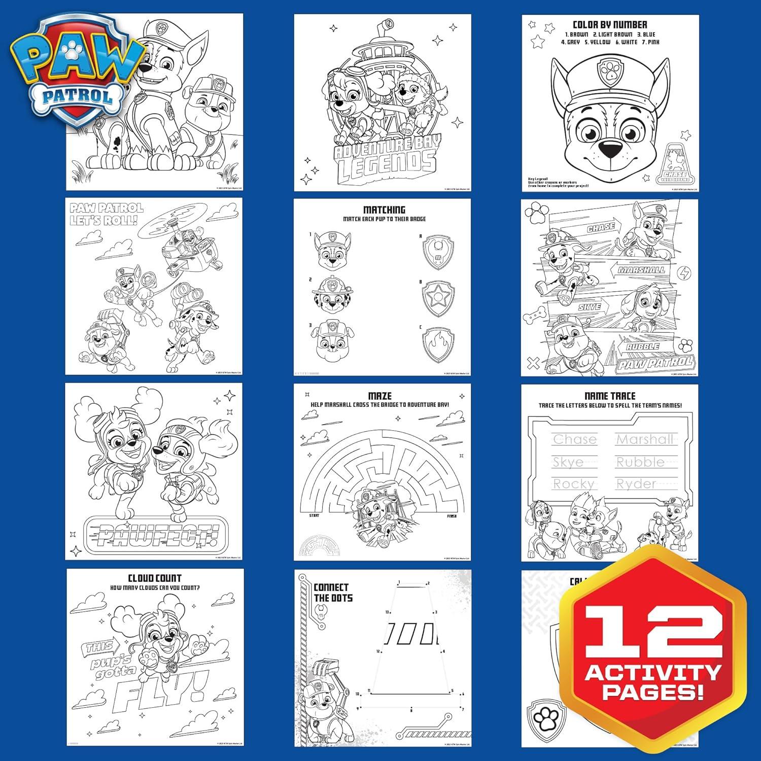 Juego de Actividades Paw Patrol Bluey con Stickers Reutilizables