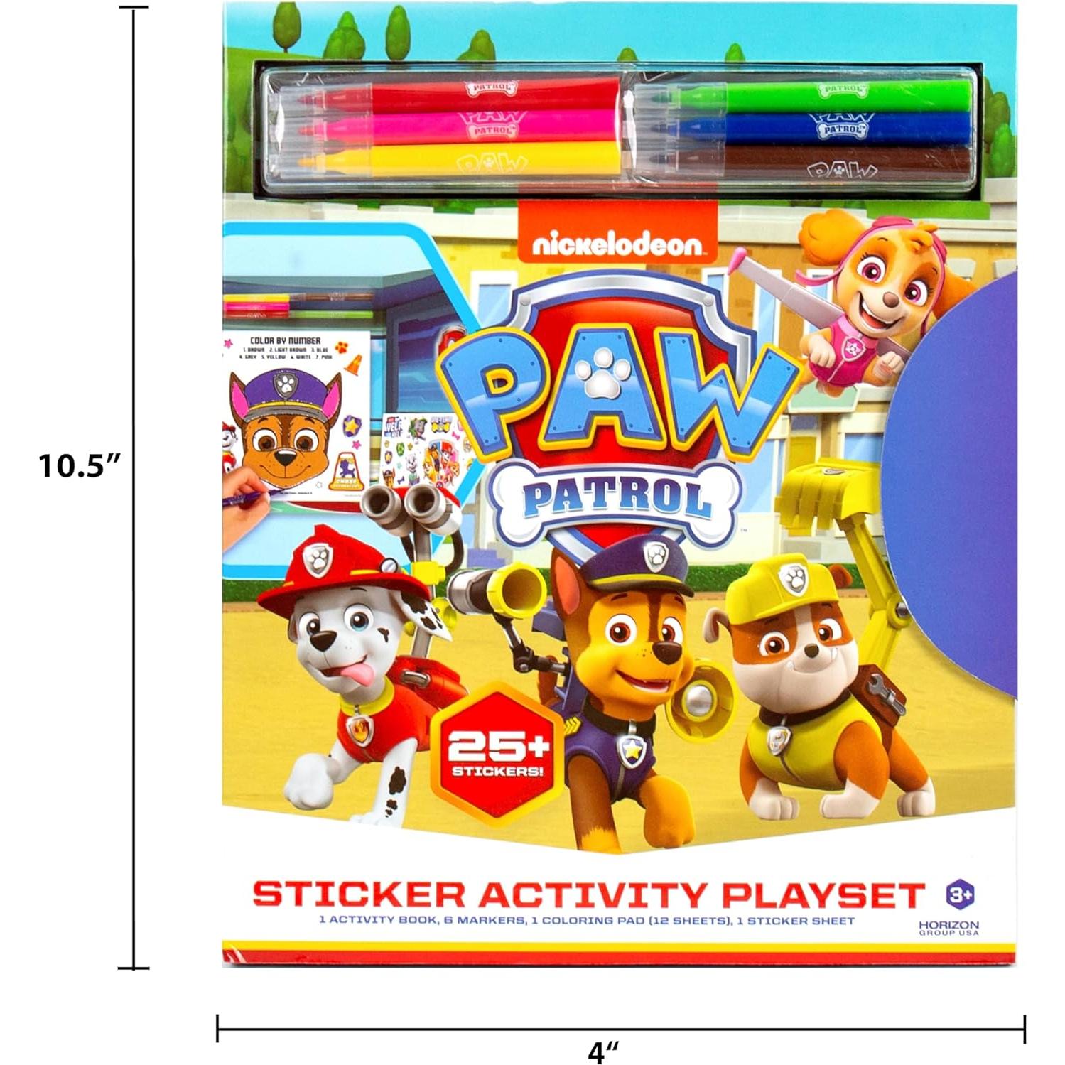 Juego de Actividades Paw Patrol Bluey con Stickers Reutilizables