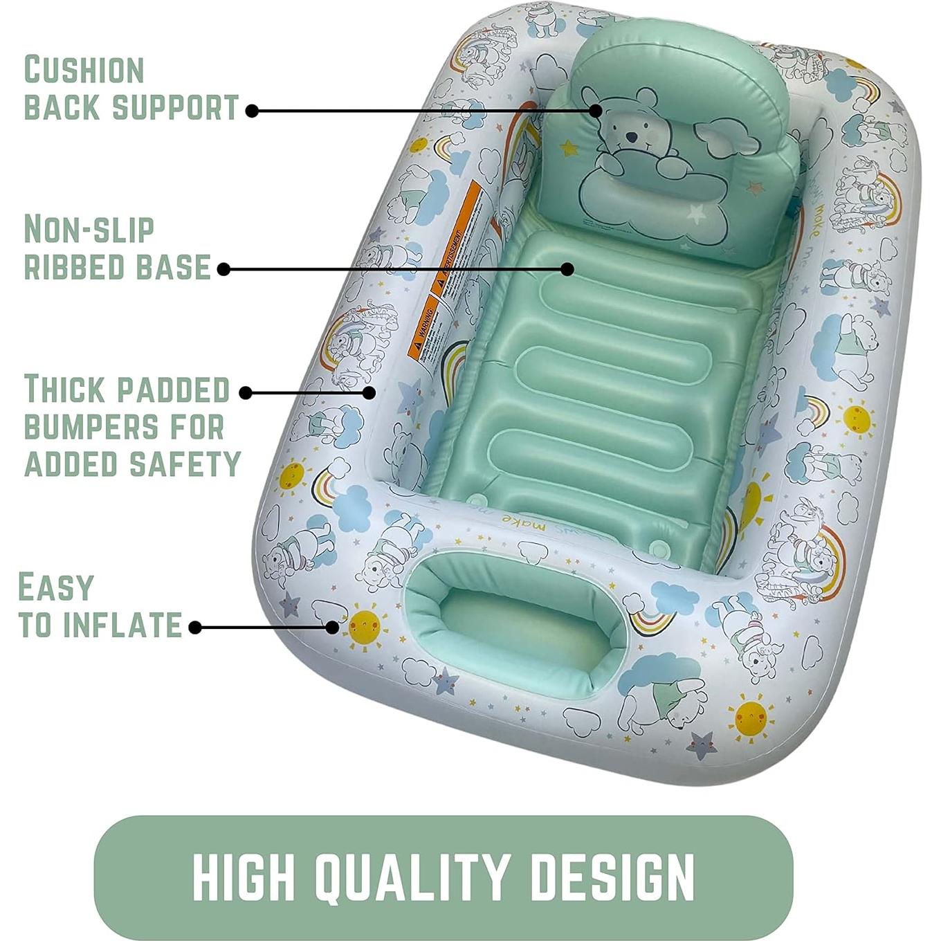 Bañera Inflable para Bebés Disney Winnie the Pooh 100% Plástico