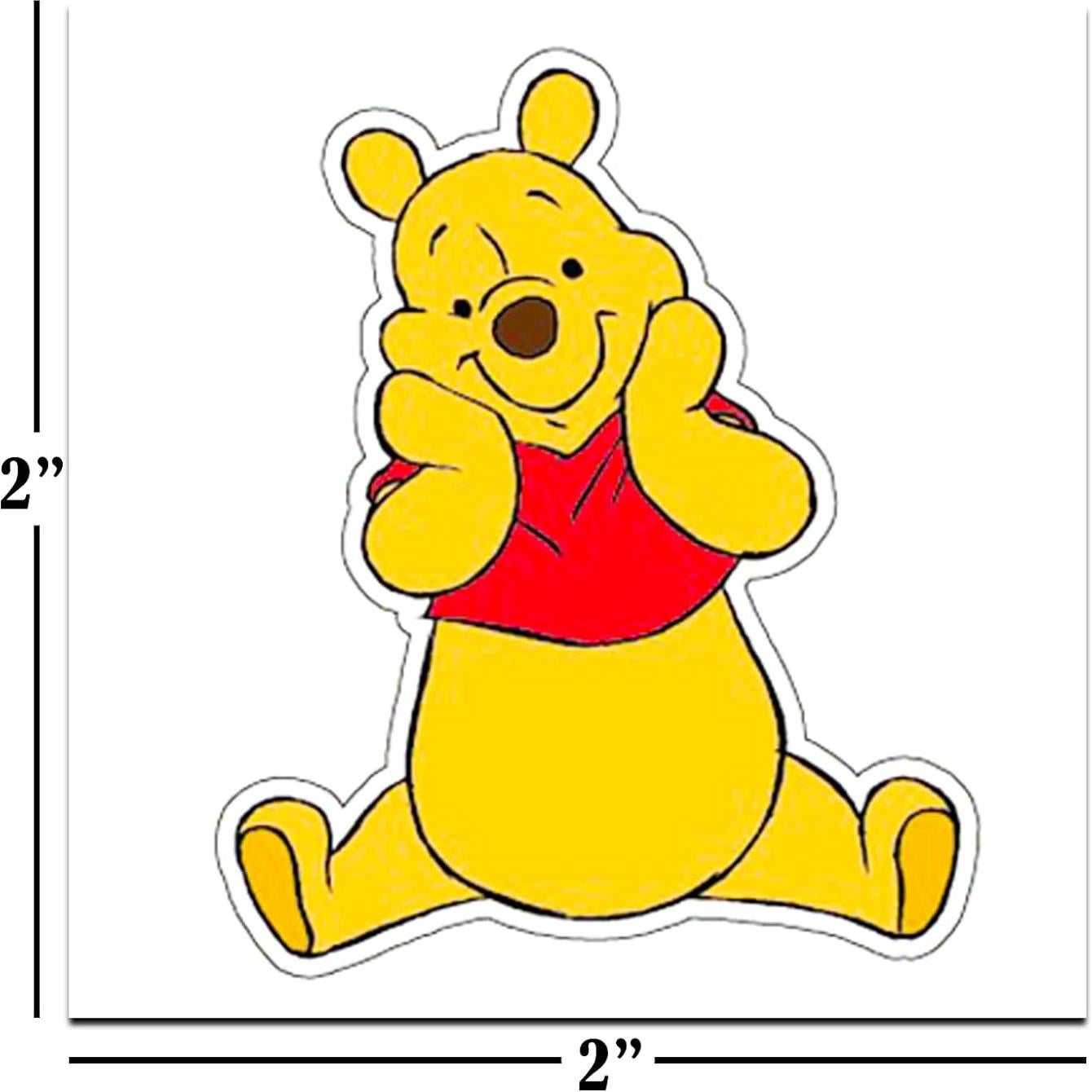 Tatuajes Temporales Disney Winnie the Pooh - 72 Piezas 5.08 cm