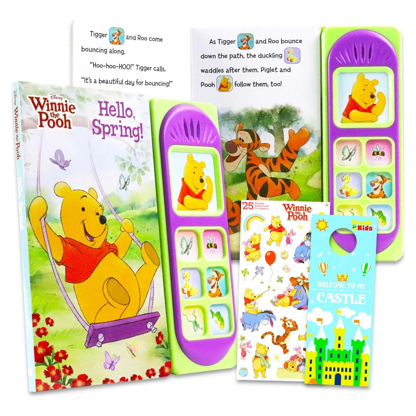 Libro de Sonido Interactivo Winnie The Pooh - 7 Botones
