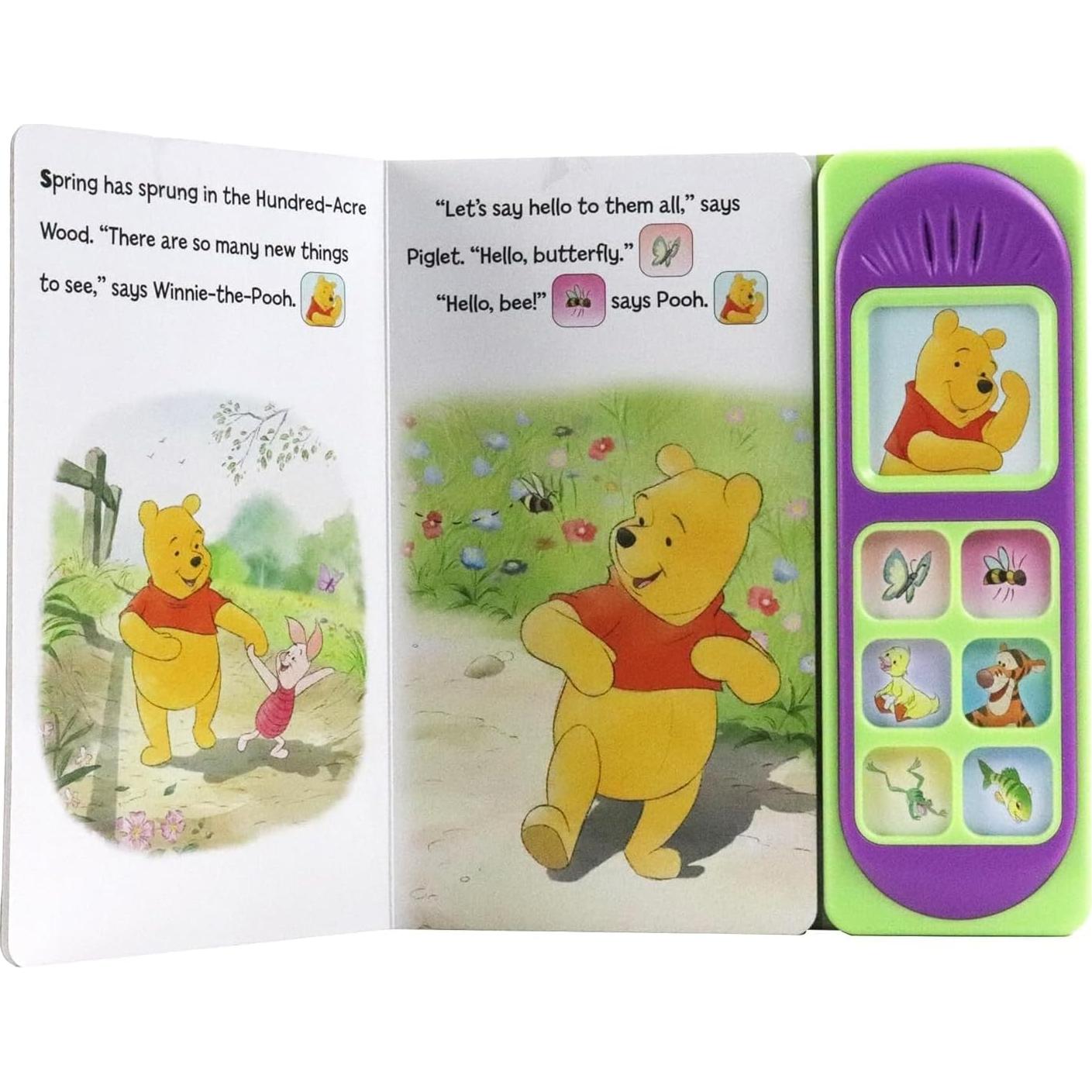 Libro de Sonido Interactivo Winnie The Pooh - 7 Botones