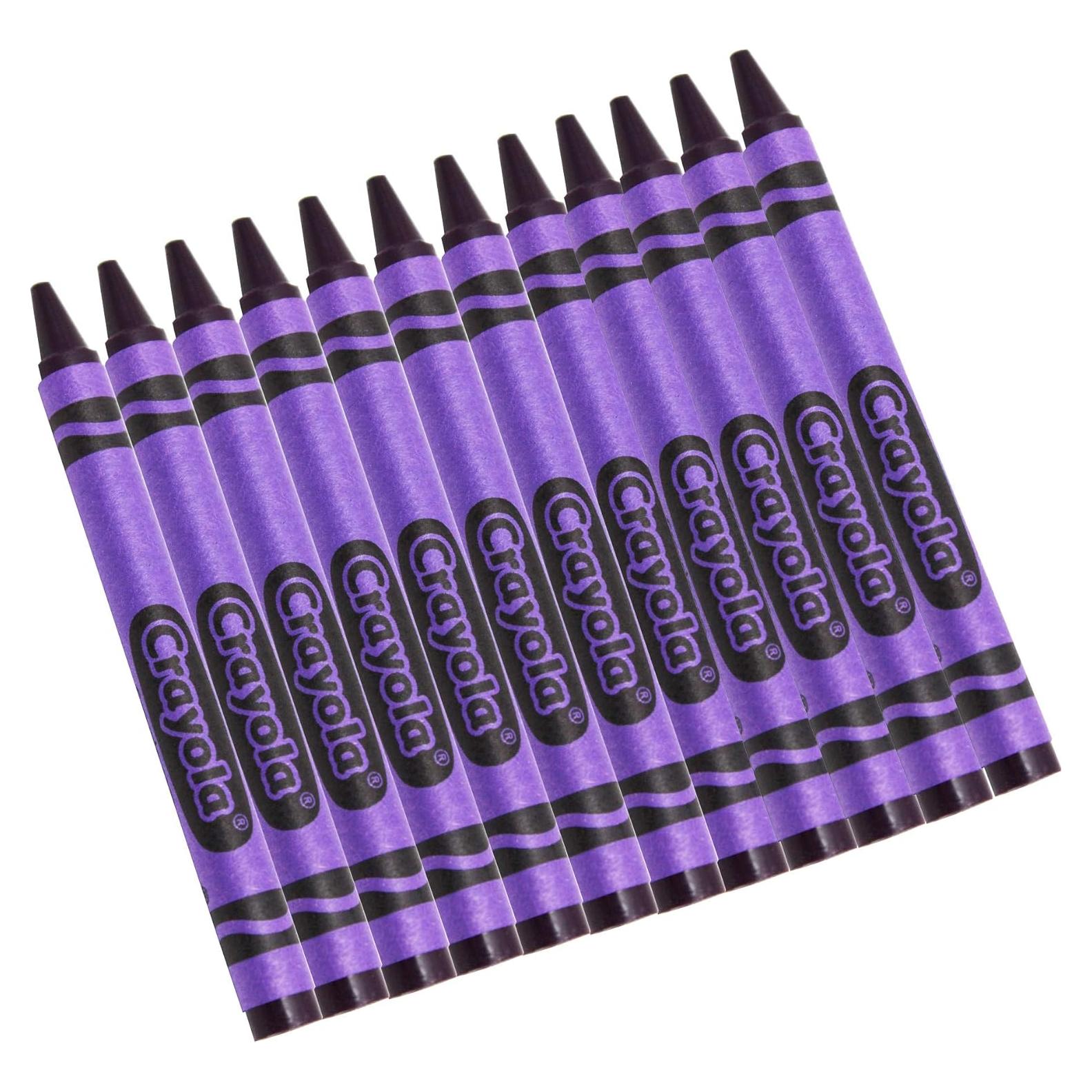 Crayones Crayola Violeta 12 Unidades a Granel Suministros