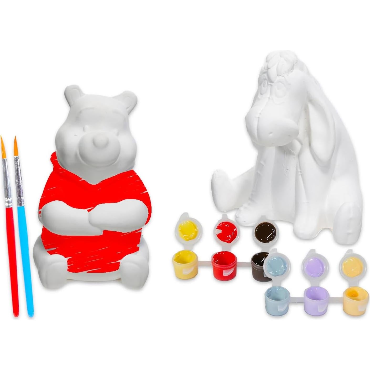 Set de Pintura DIY Winnie The Pooh - 2 Figuras Cerámicas