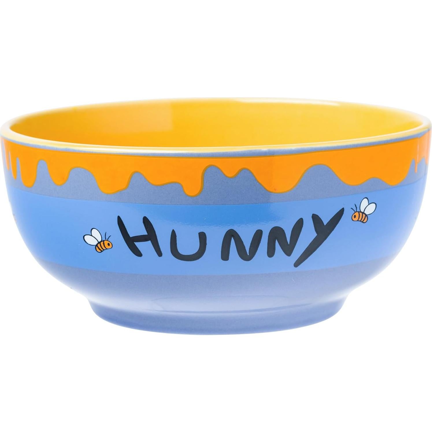 Tazón Cerámica Silver Buffalo Winnie the Pooh 28 Onzas con Cuchara