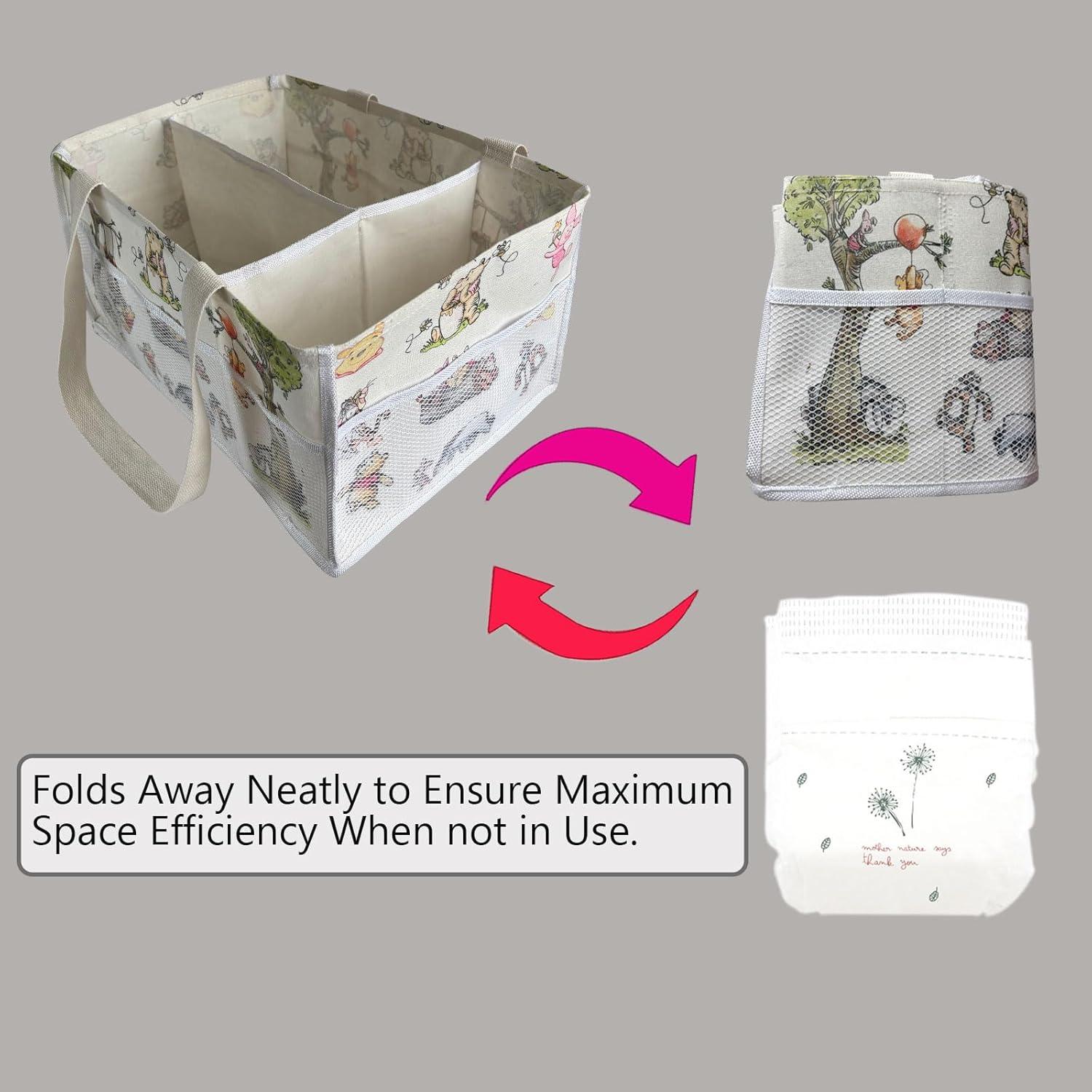 Organizador de Pañales FresherAcc Extra Grande Blanco - Plegable