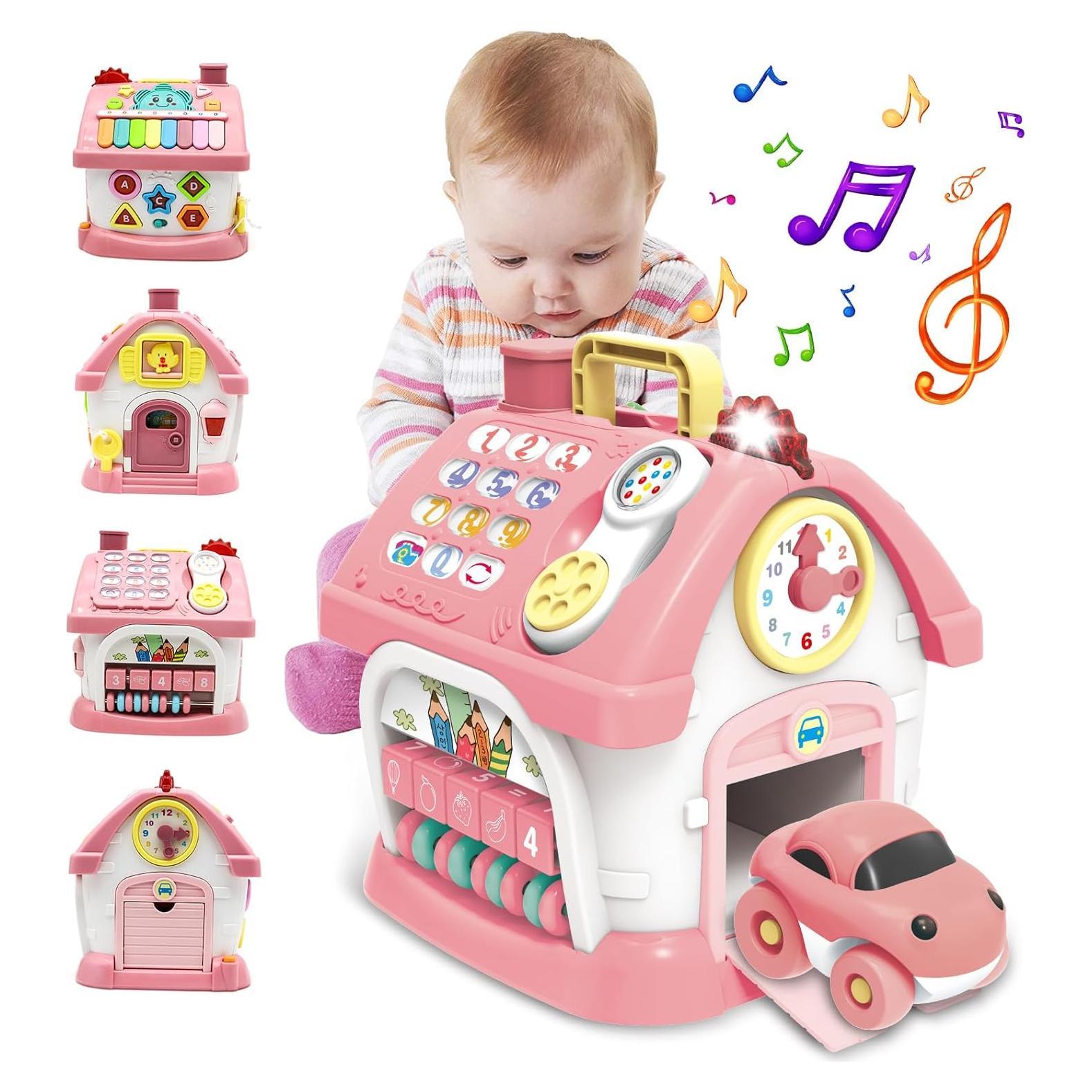 Cubo de Actividades Montessori Ming You 8-en-1 para Bebés