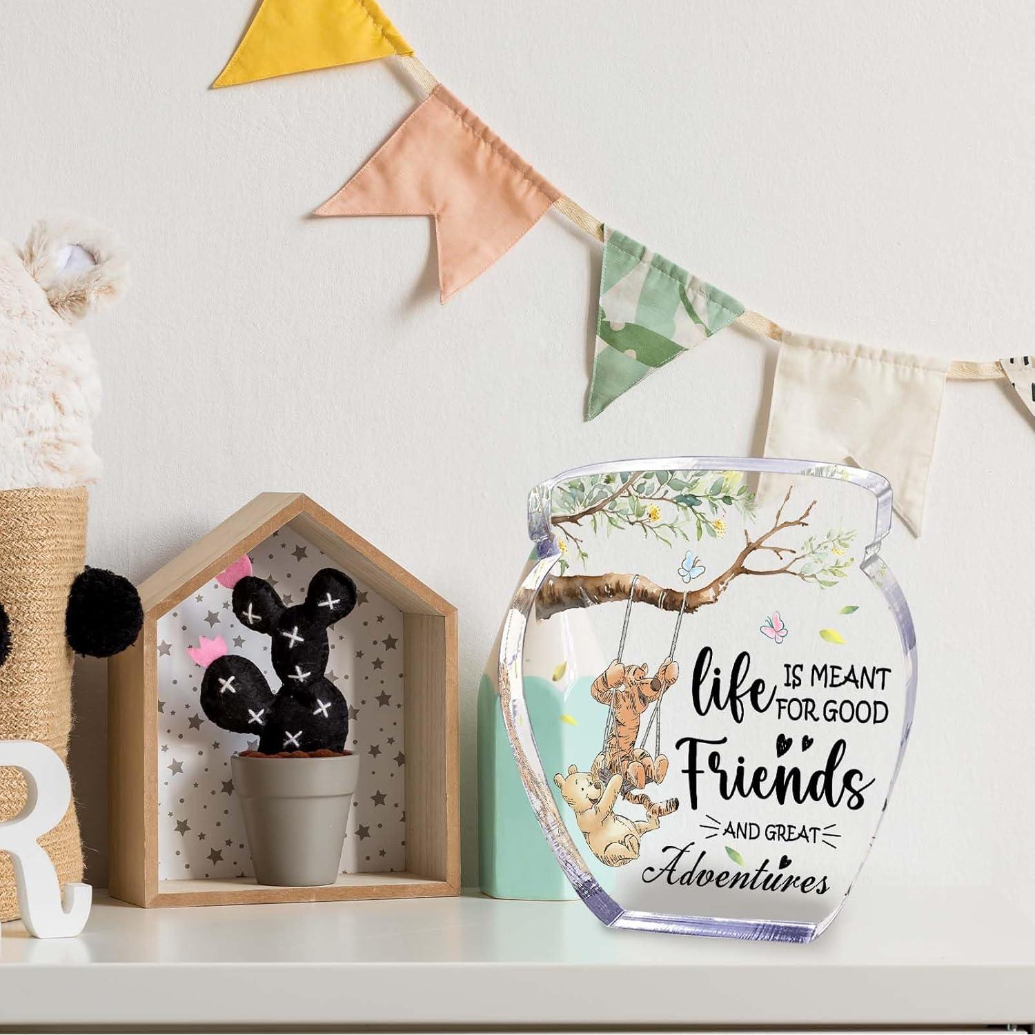 Decoración de Escritorio Acrílica Winnie the Pooh Tarro de Miel