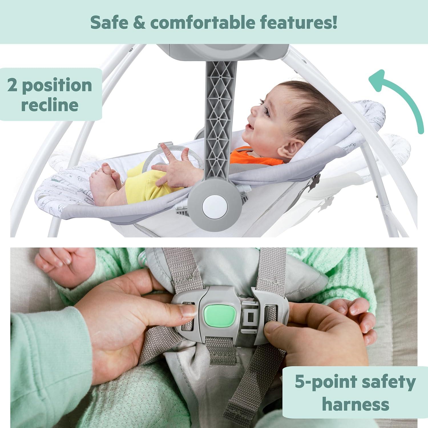 Columpio de Hitos Bright Starts Disney Baby Winnie Pooh 0-9 meses