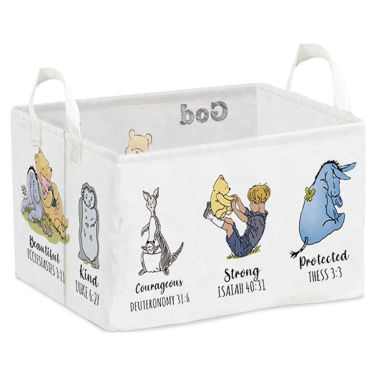 Cesta de Almacenamiento Winnie Pooh 38x25x22 cm Impermeable