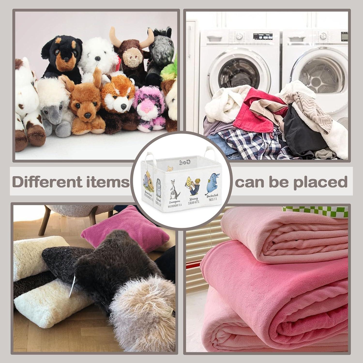 Cesta de Almacenamiento Winnie Pooh 38x25x22 cm Impermeable