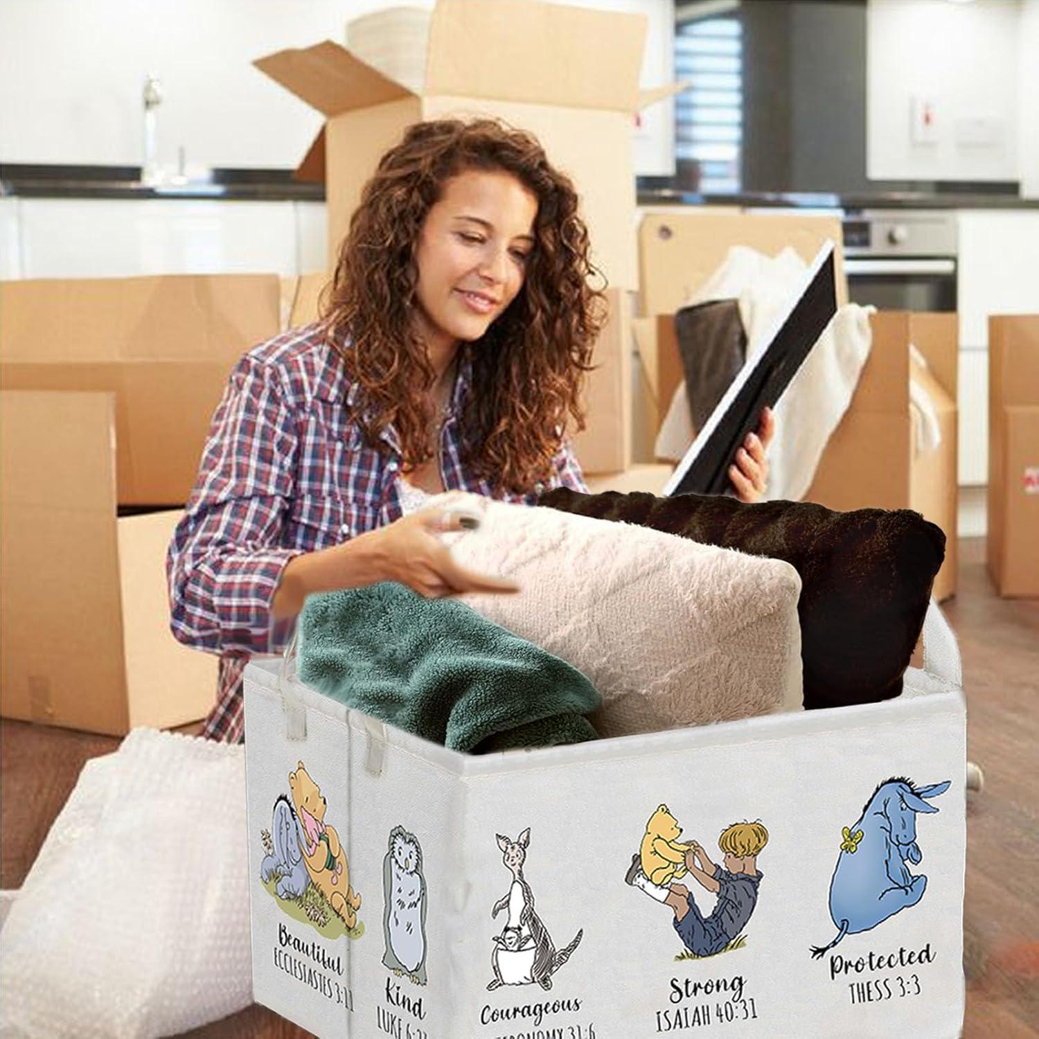 Cesta de Almacenamiento Winnie Pooh 38x25x22 cm Impermeable