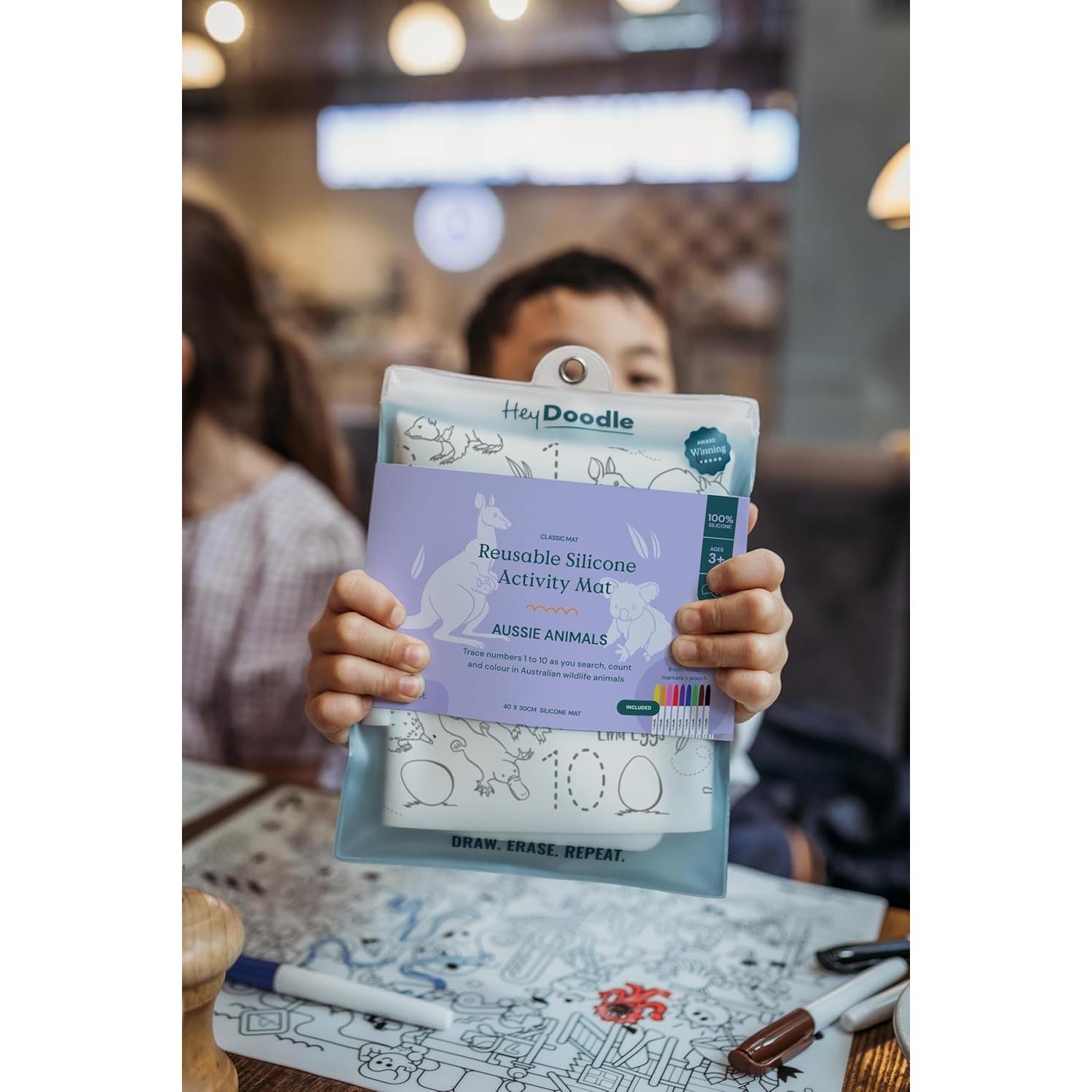 Alfombrilla de Dibujo HeyDoodle A3 Animales Australianos