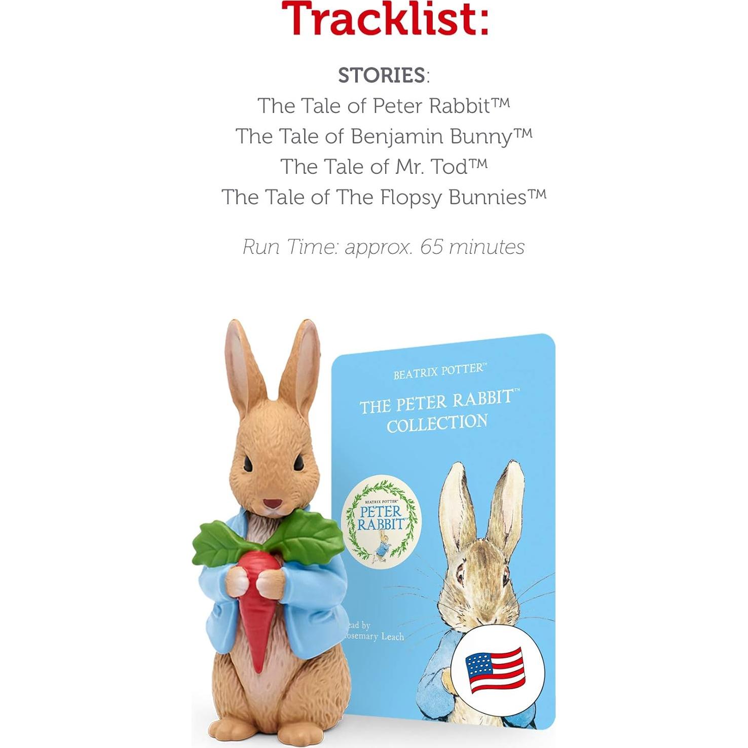 Tonie Peter Rabbit Beatrix Potter - 4 Cuentos 65 Minutos