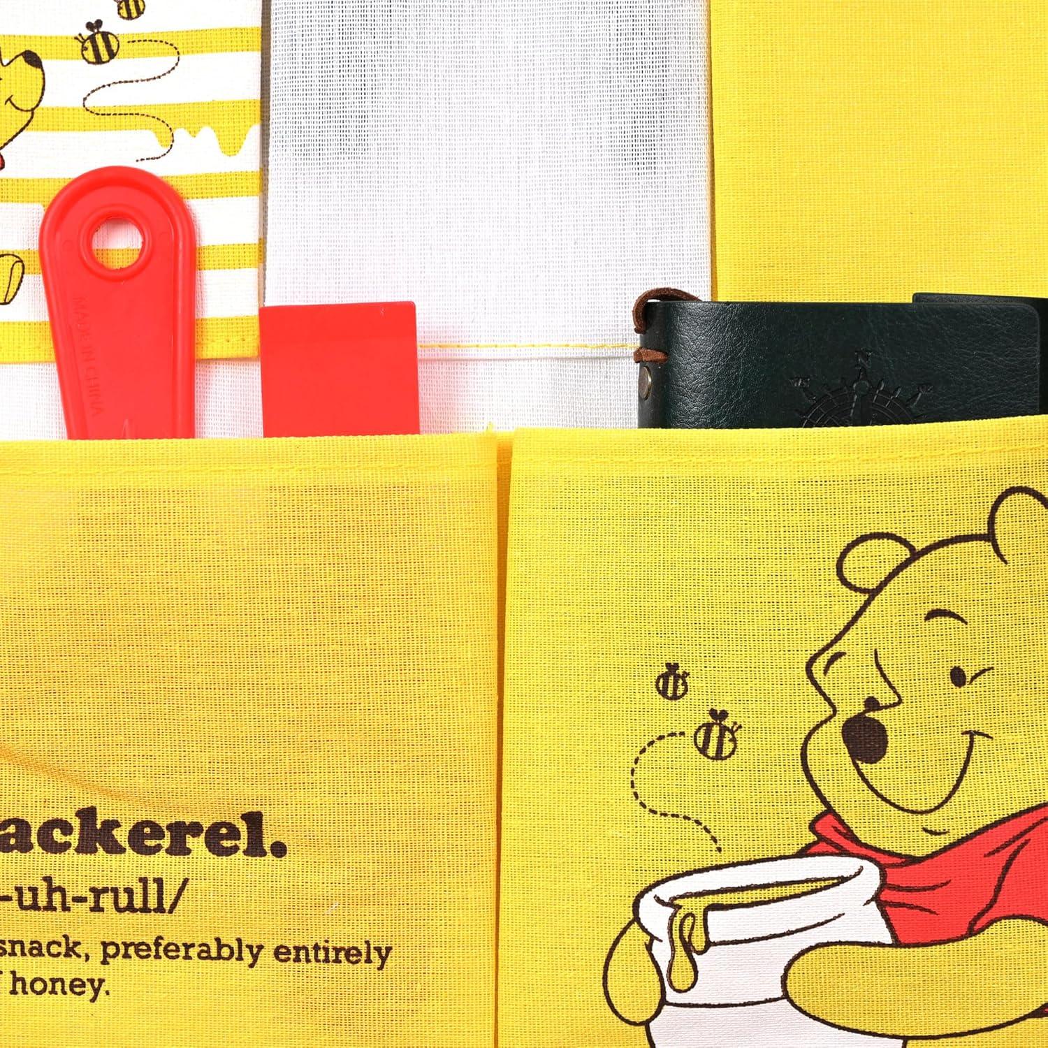 Organizador de Puerta MENBLY Winnie-Bear-Pooh 7 Bolsillos Amarillo