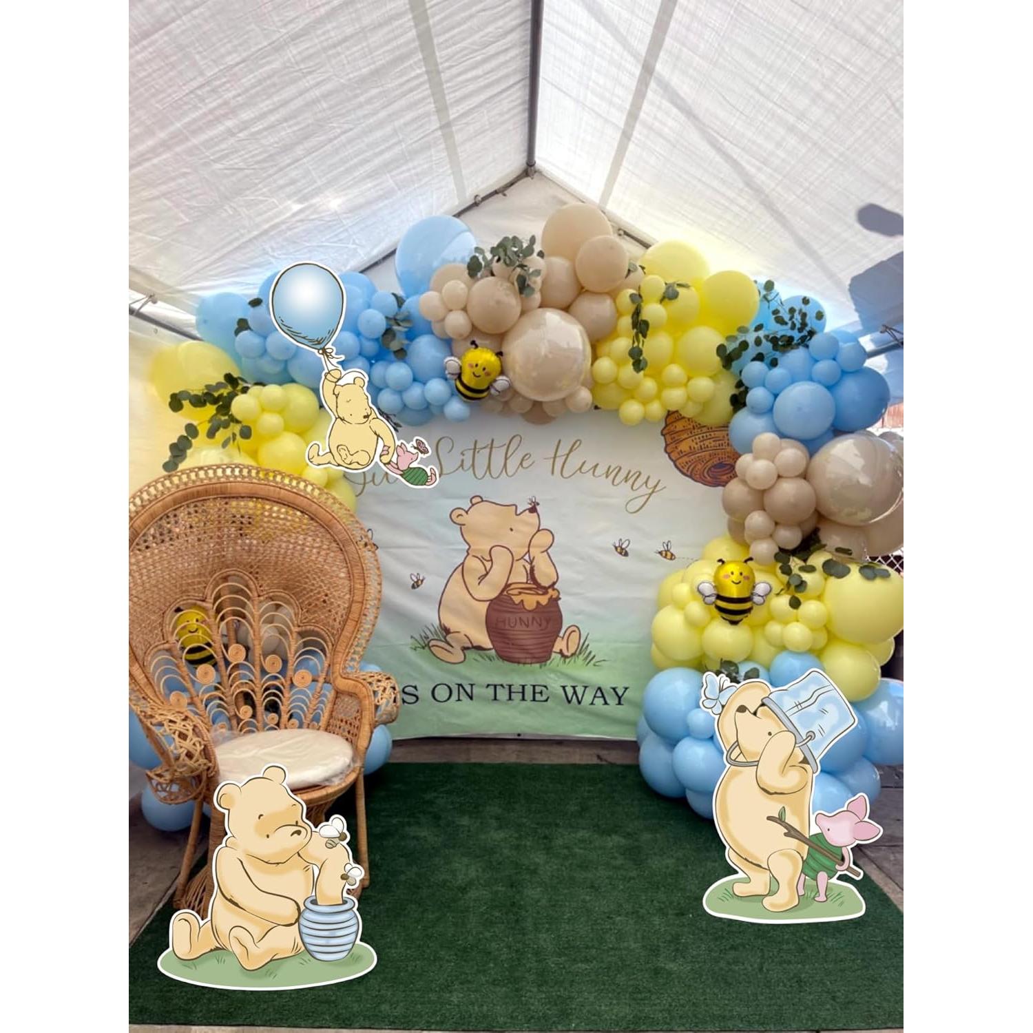Cortadores de Baby Shower Winnie Pooh Azul 3 Piezas 32 SPIRITS