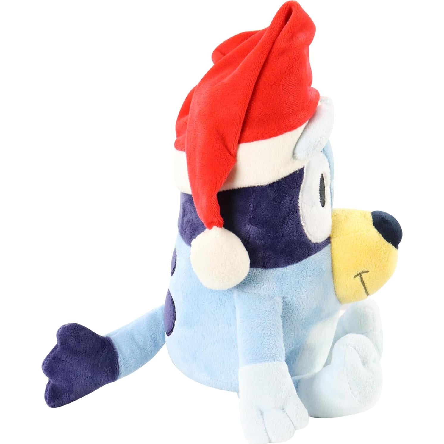 Peluche Bluey Navidad 30 cm con Sombrero de Santa - Aventura Animal