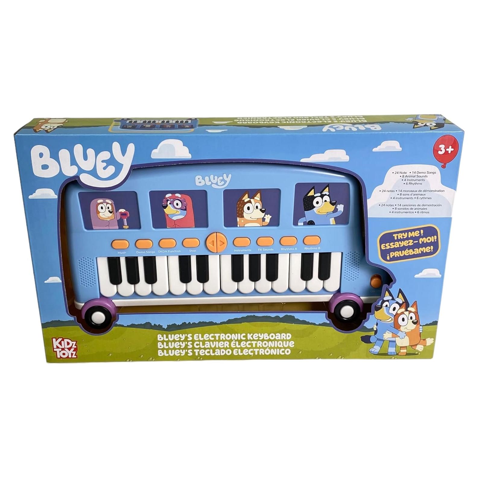 Teclado Electrónico Bluey Bus - Musical para Niños 3+