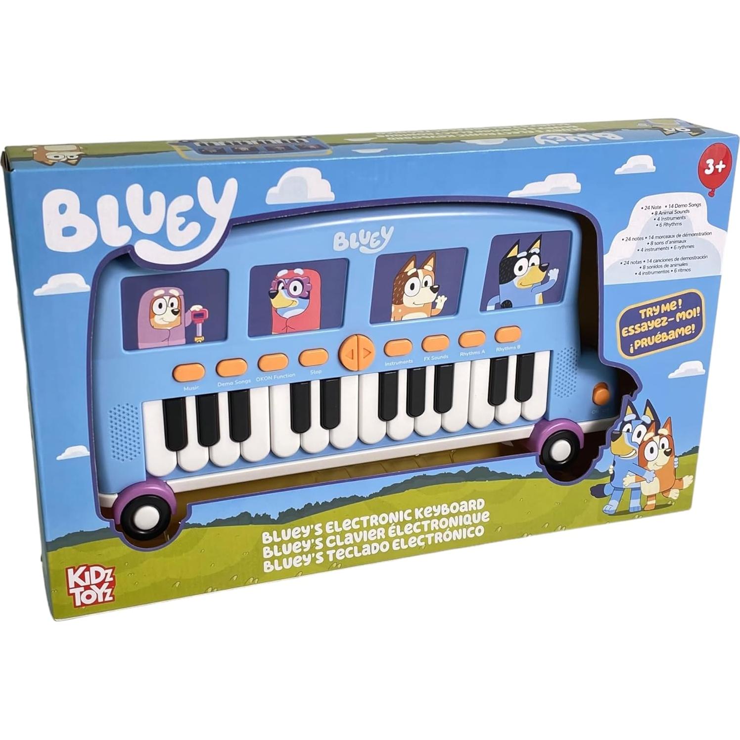 Teclado Electrónico Bluey Bus - Musical para Niños 3+